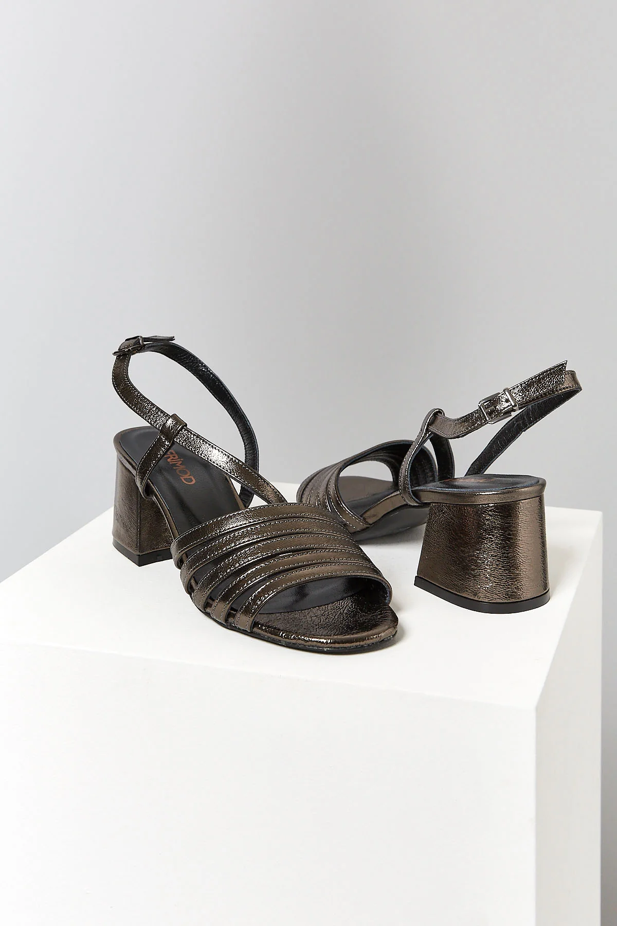 Kadın Yeşil Deri Sandalet - Image 13