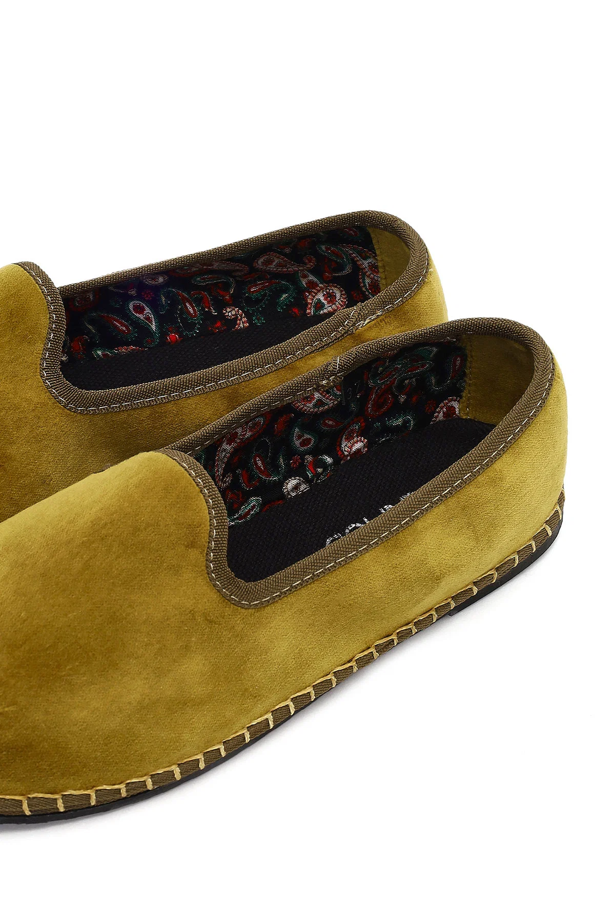 Kadın Yeşil Kumaş Loafer - Image 10