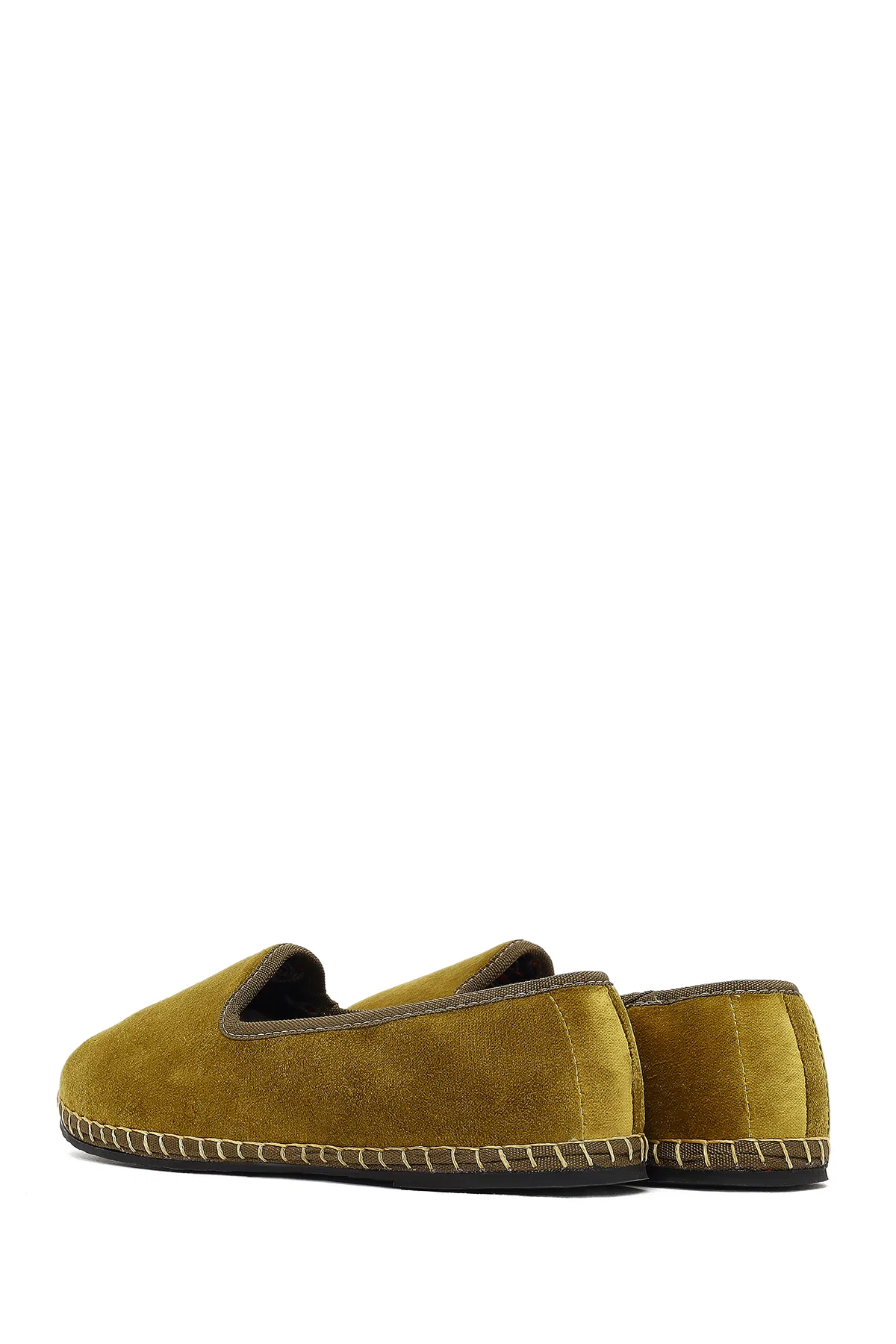 Kadın Yeşil Kumaş Loafer - Image 5