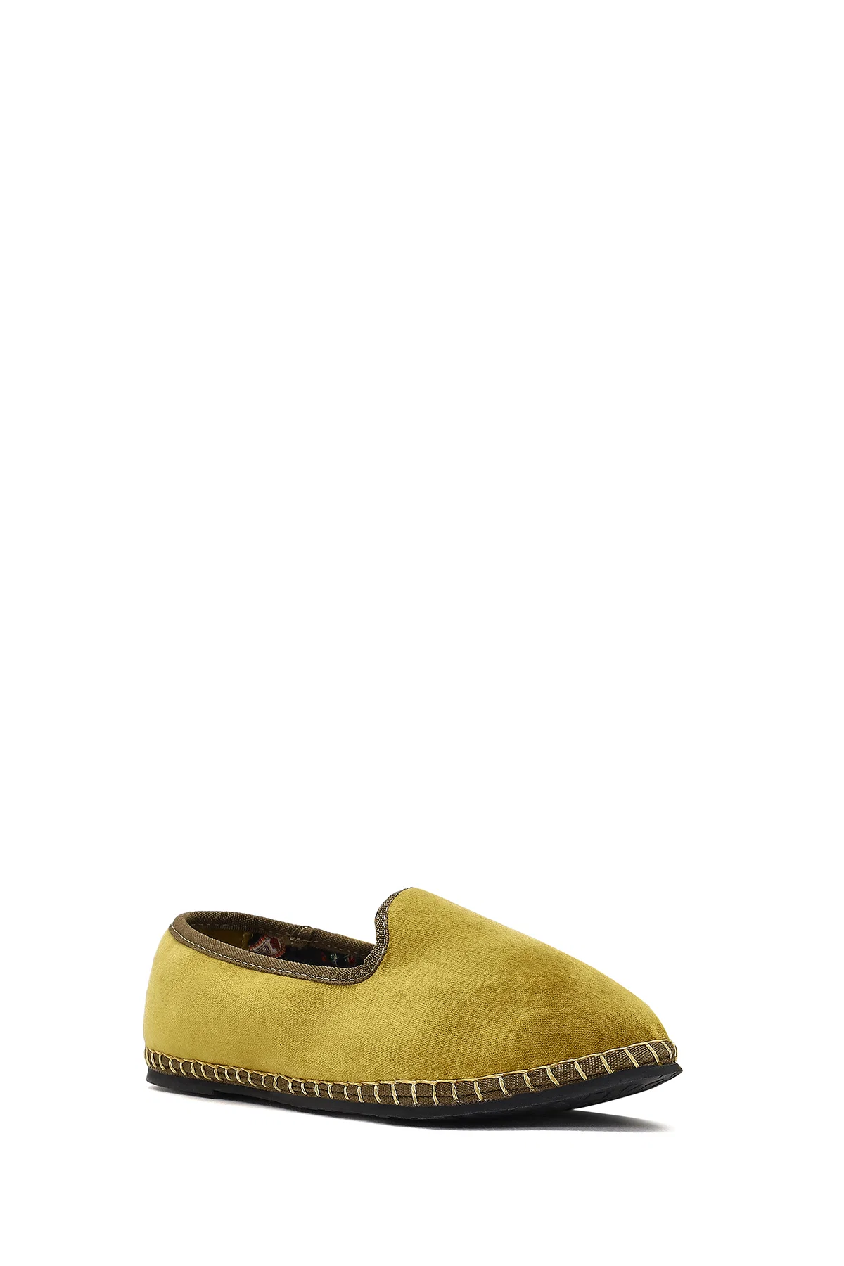 Kadın Yeşil Kumaş Loafer - Image 6