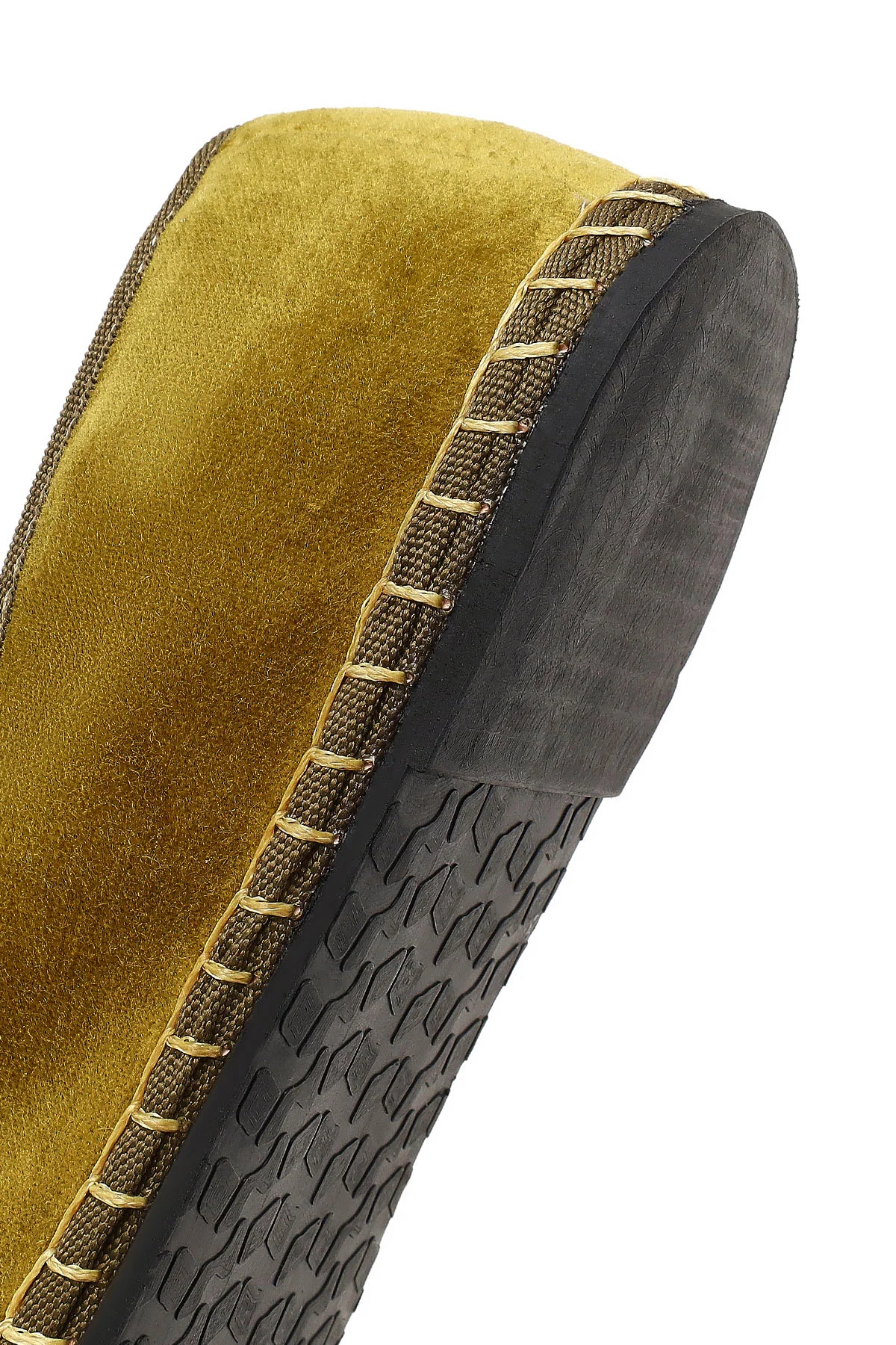 Kadın Yeşil Kumaş Loafer - Image 8