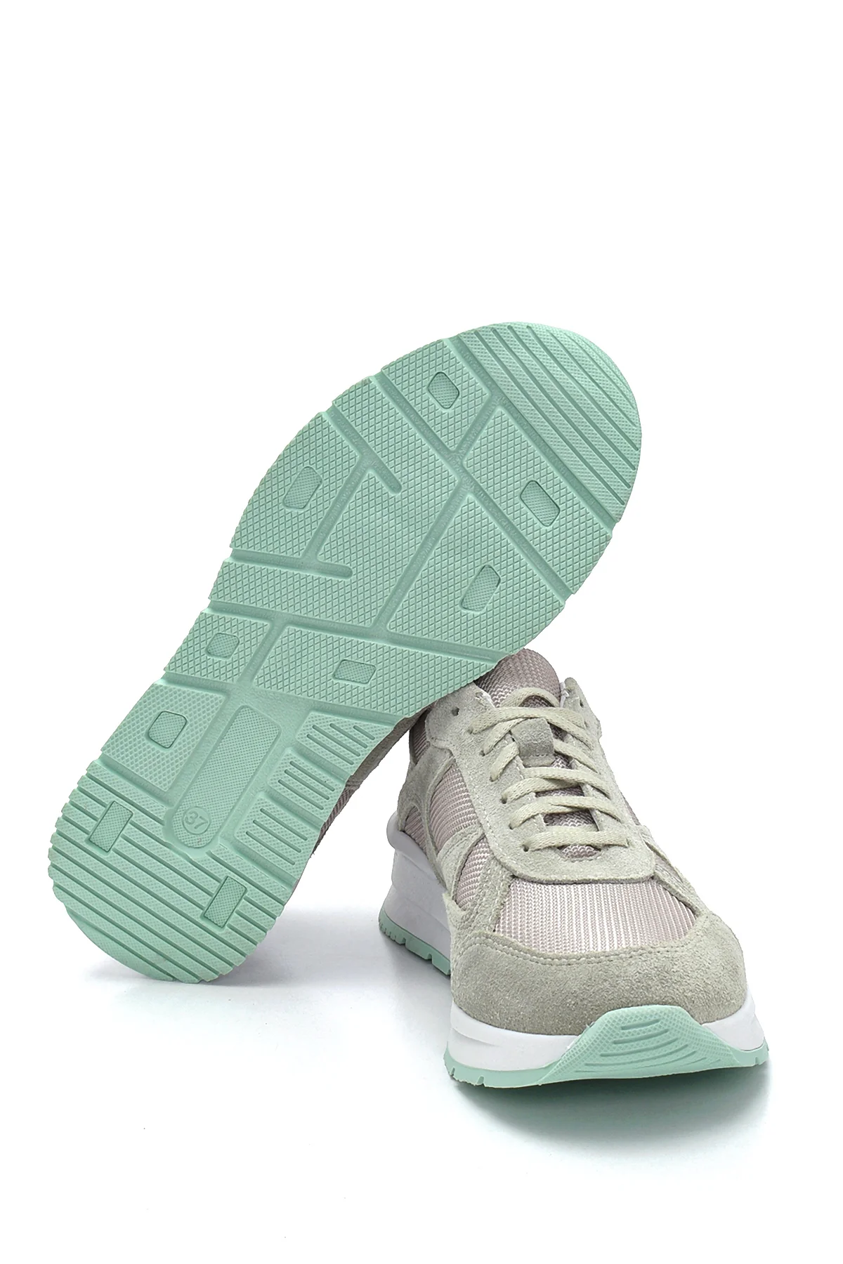 Kadın Yeşil Sneaker - Image 4