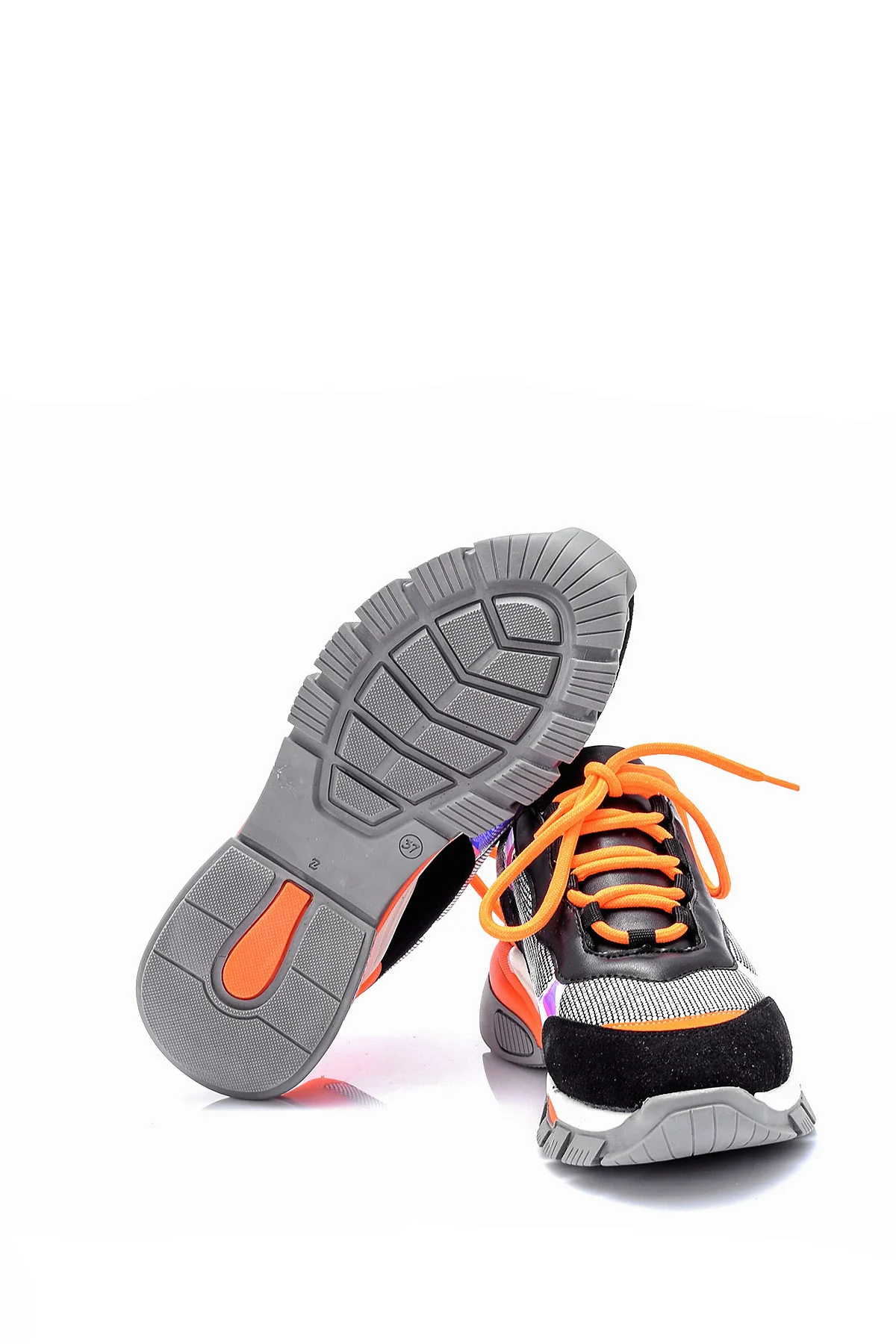 Kadın Yüksek Tabanlı Sneaker - Image 4