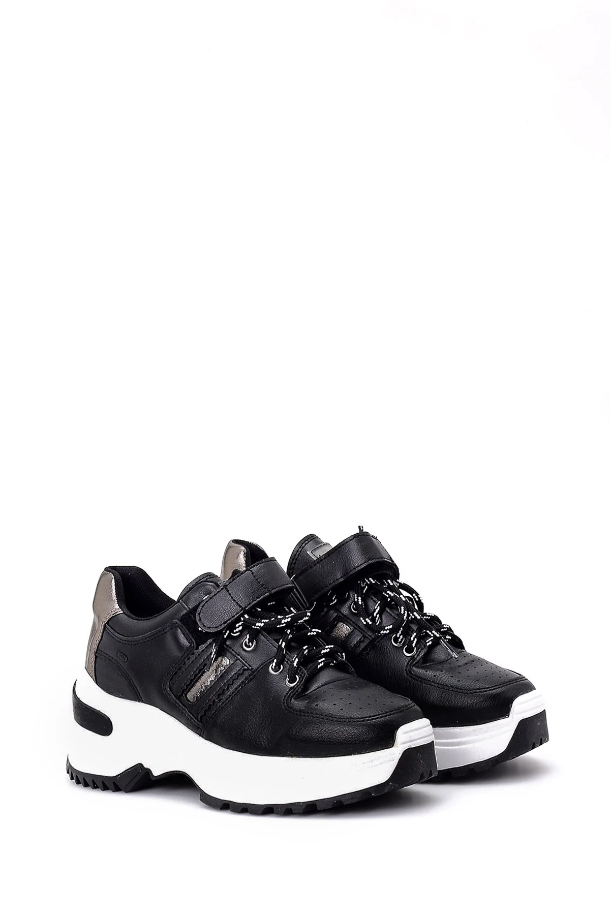 Kadın Yüksek Tabanlı Sneaker - Image 3