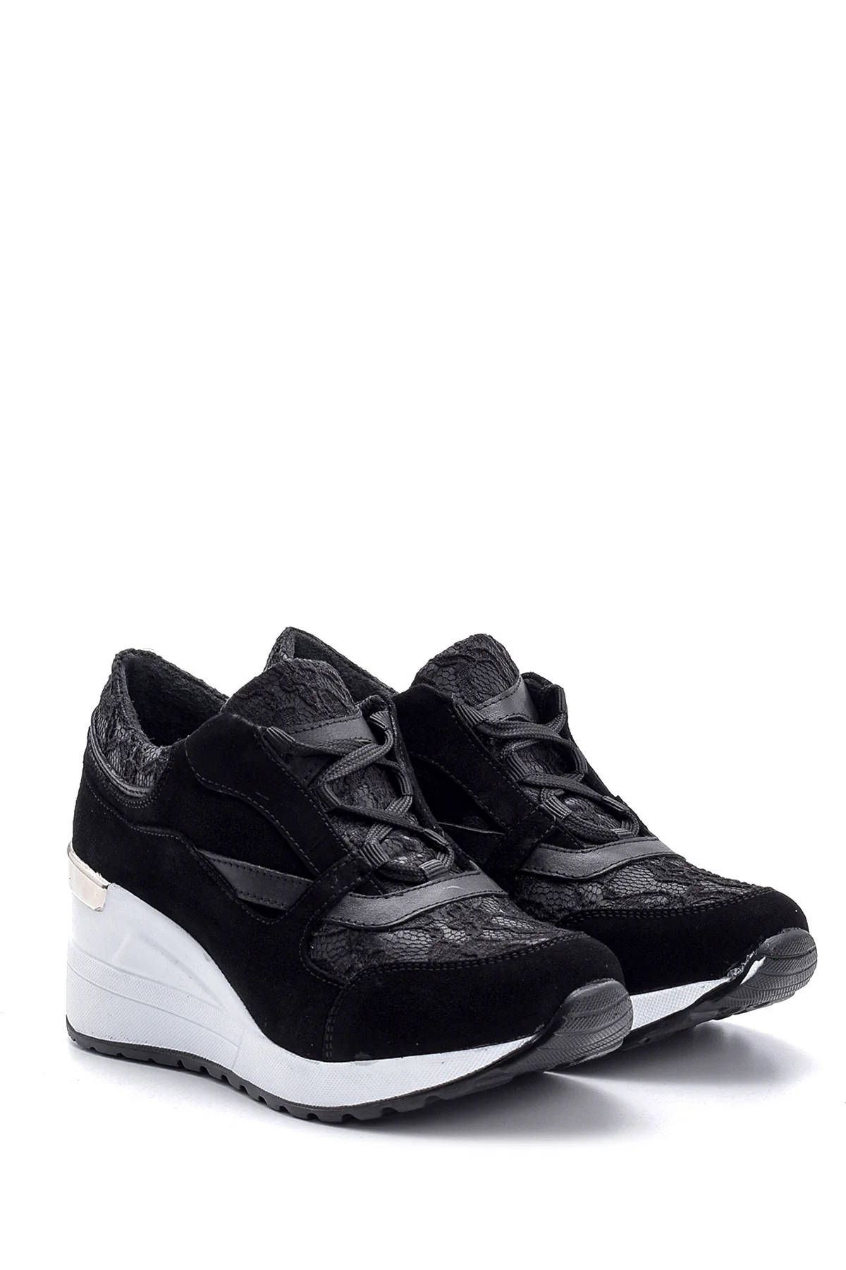 Kadın Yüksek Tabanlı Sneaker - Image 3
