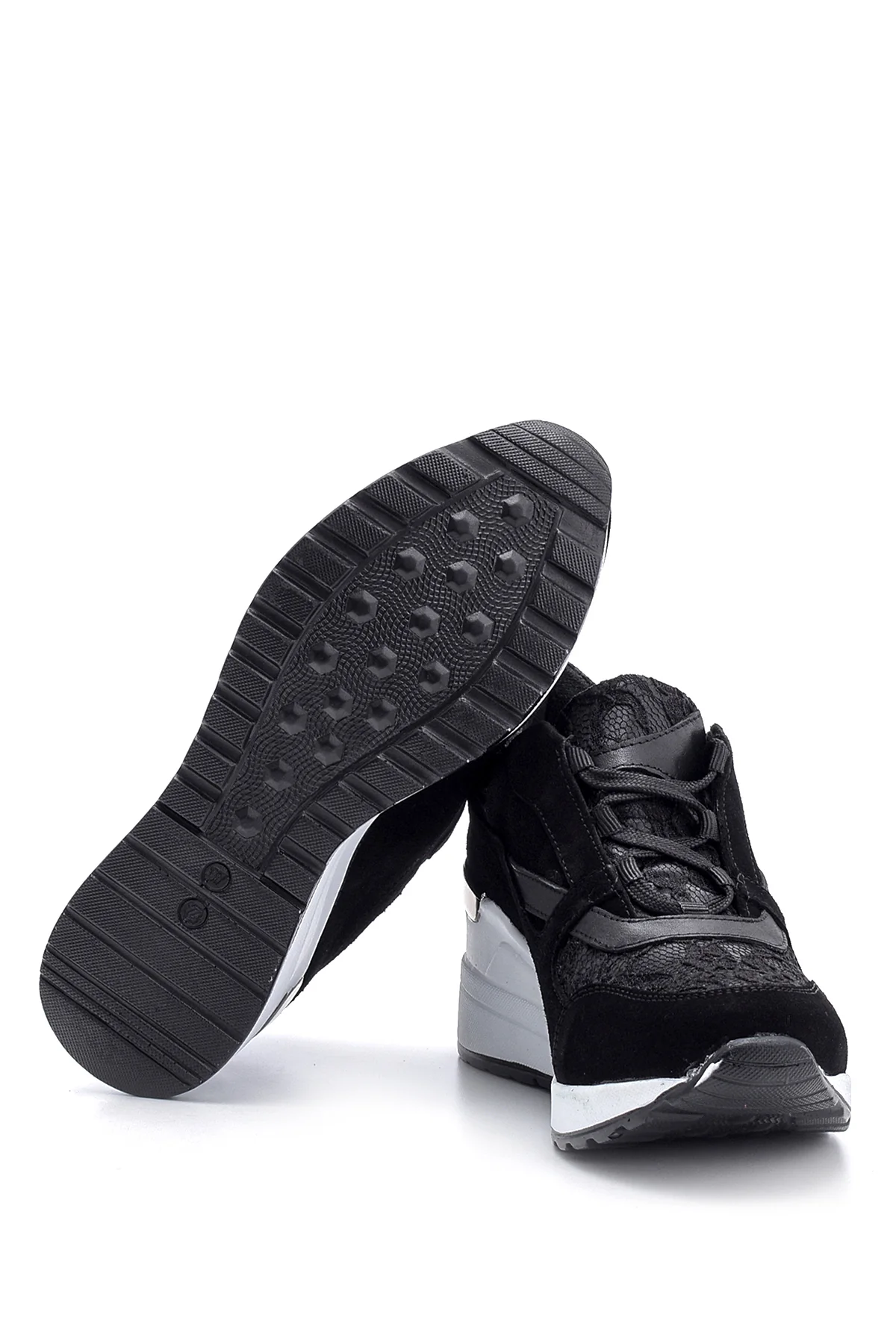 Kadın Yüksek Tabanlı Sneaker - Image 4