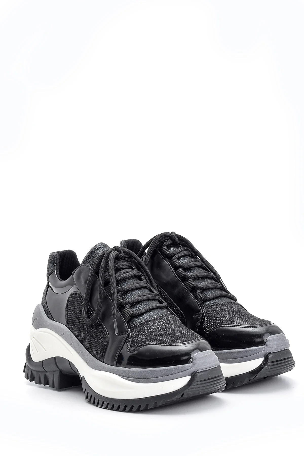 Kadın Yüksek Tabanlı Sneaker - Image 3