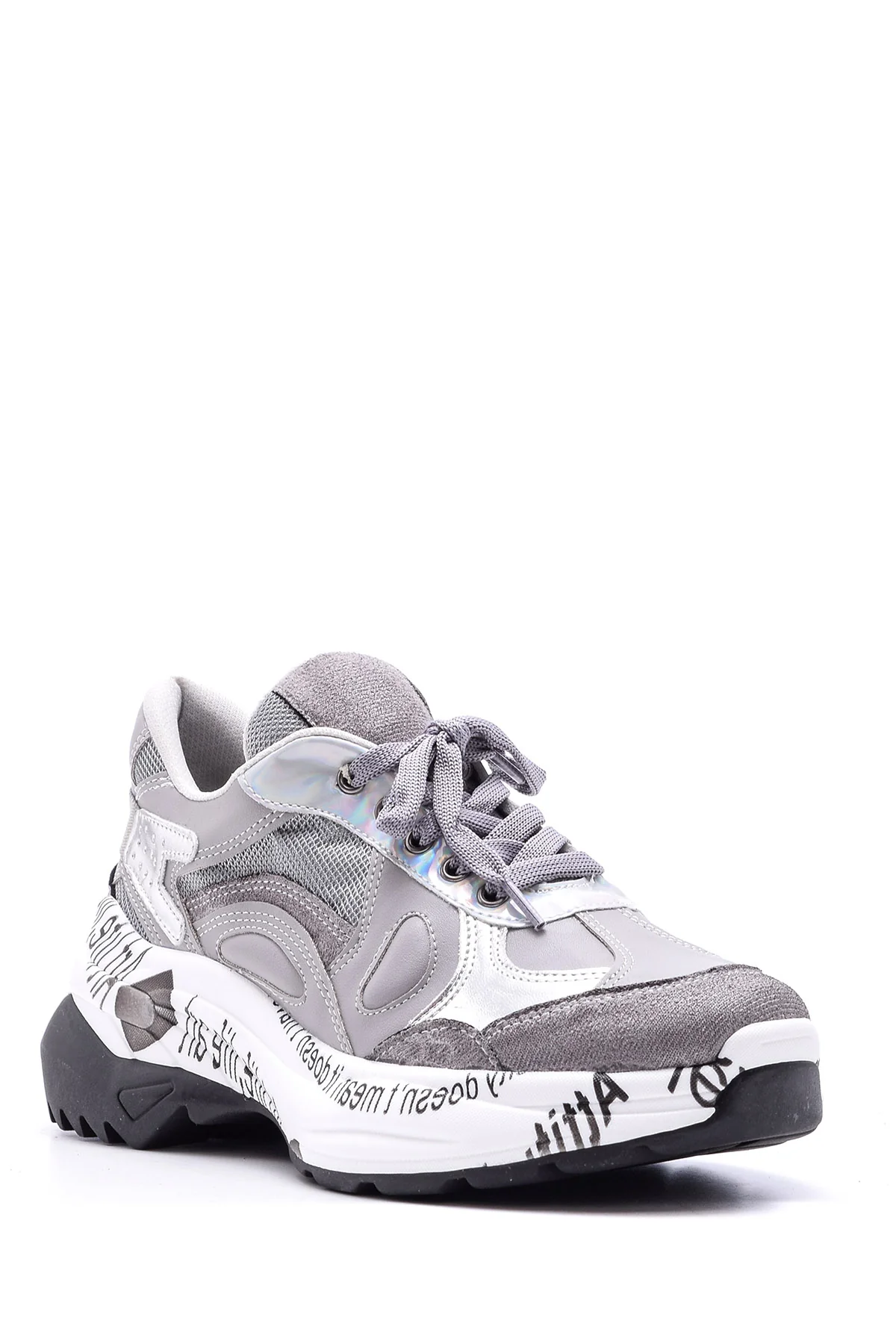 Kadın Yüksek Tabanlı Sneaker - Image 2