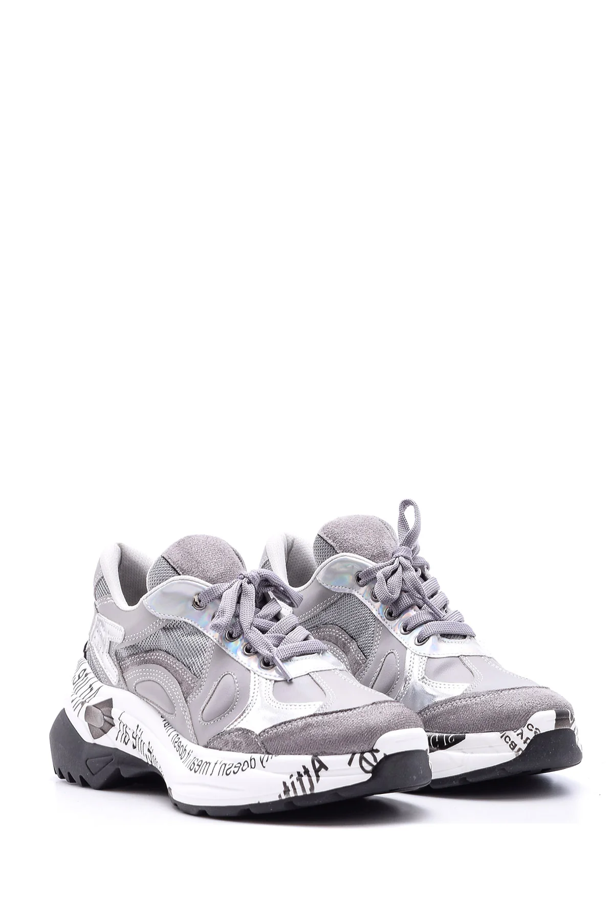 Kadın Yüksek Tabanlı Sneaker - Image 3