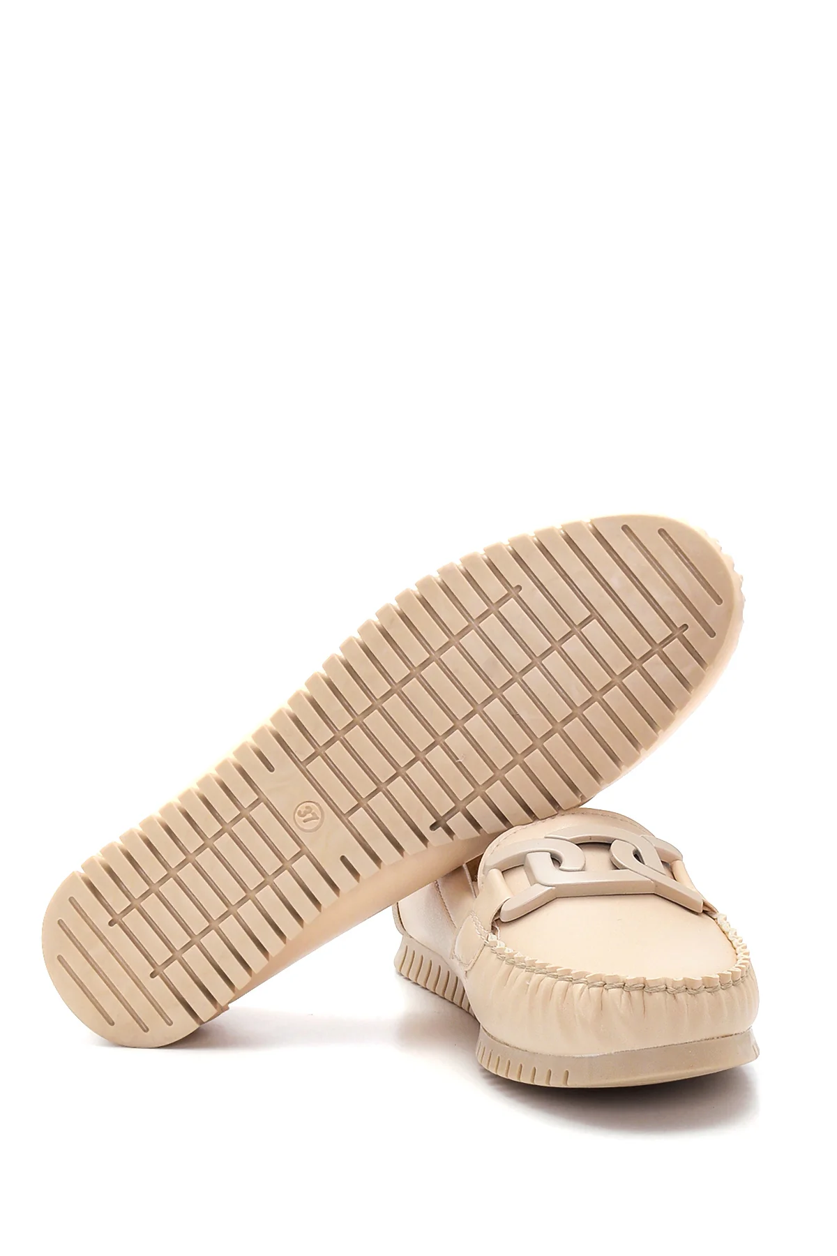 Kadın Zincirli Klasik Loafer - Image 4