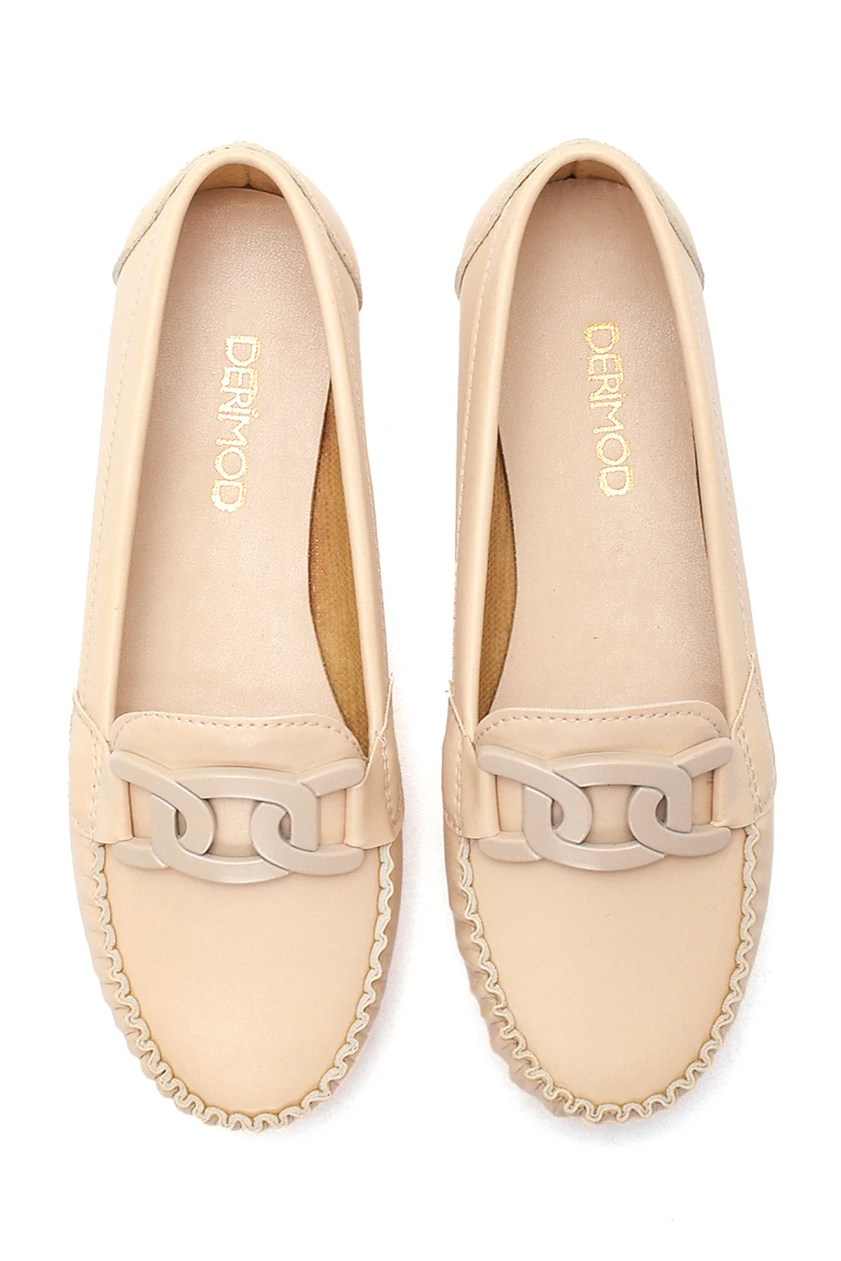 Kadın Zincirli Klasik Loafer - Image 7