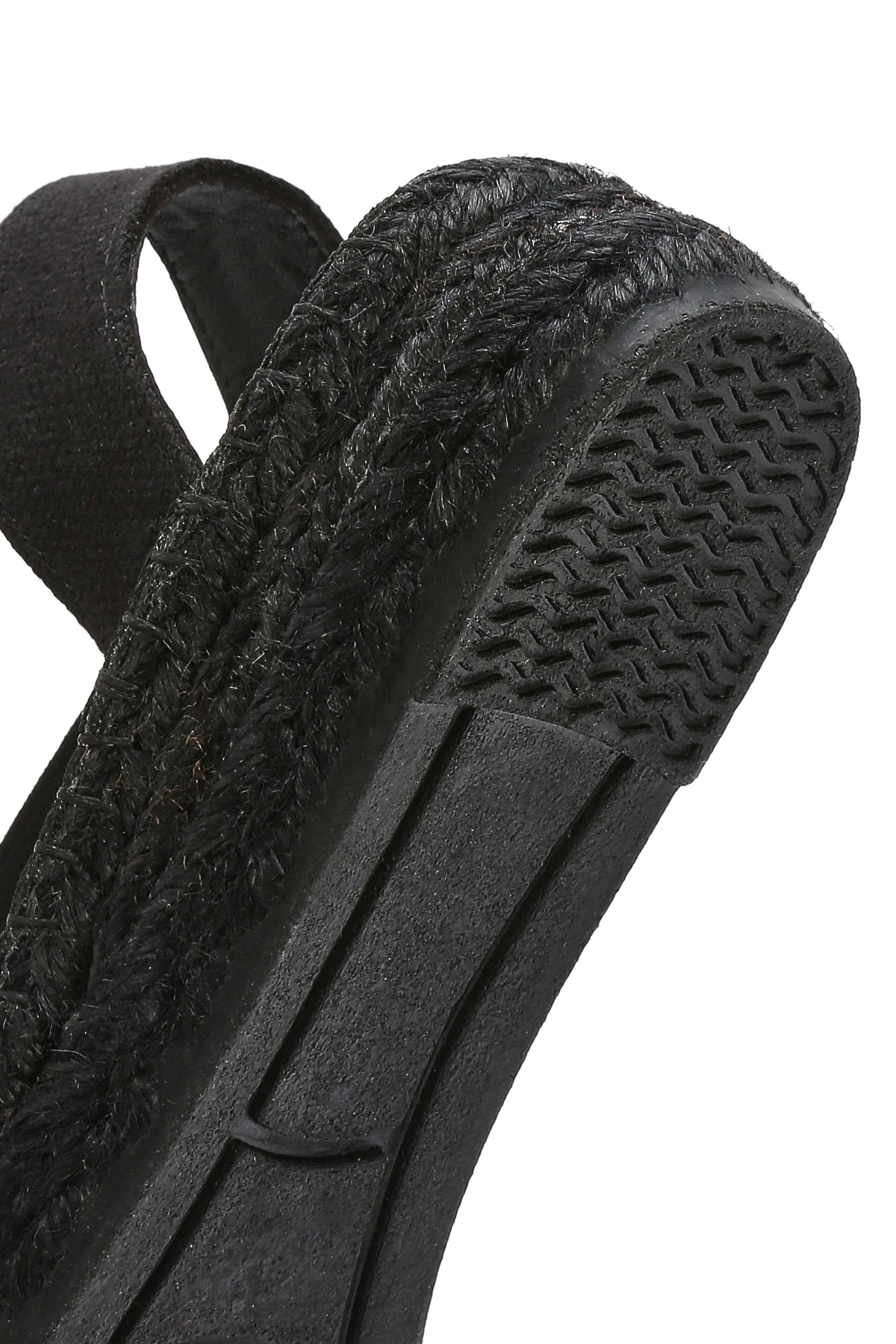 Kastamonu Taş Baskı Kadın Siyah Desenli Espadril - Image 11