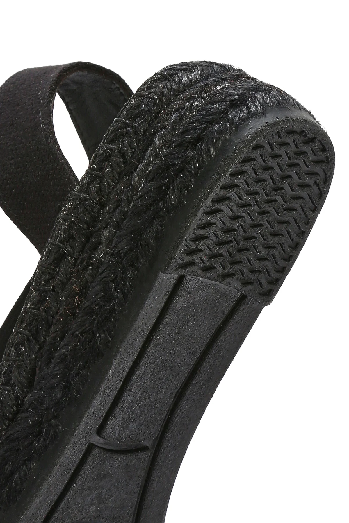 Kastamonu Taş Baskı Kadın Siyah Desenli Espadril - Image 11