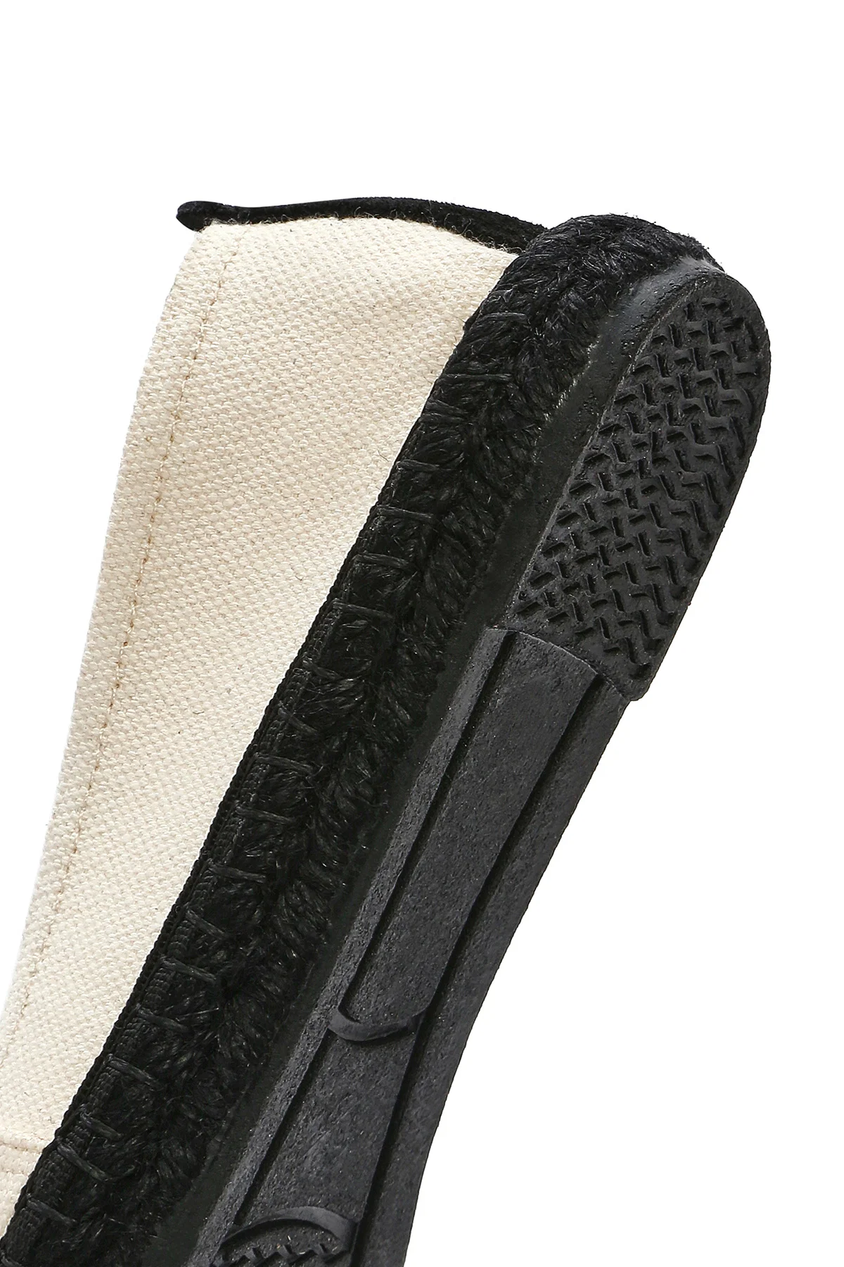 Kastamonu Taş Baskı Kadın Siyah Desenli Espadril - Image 13
