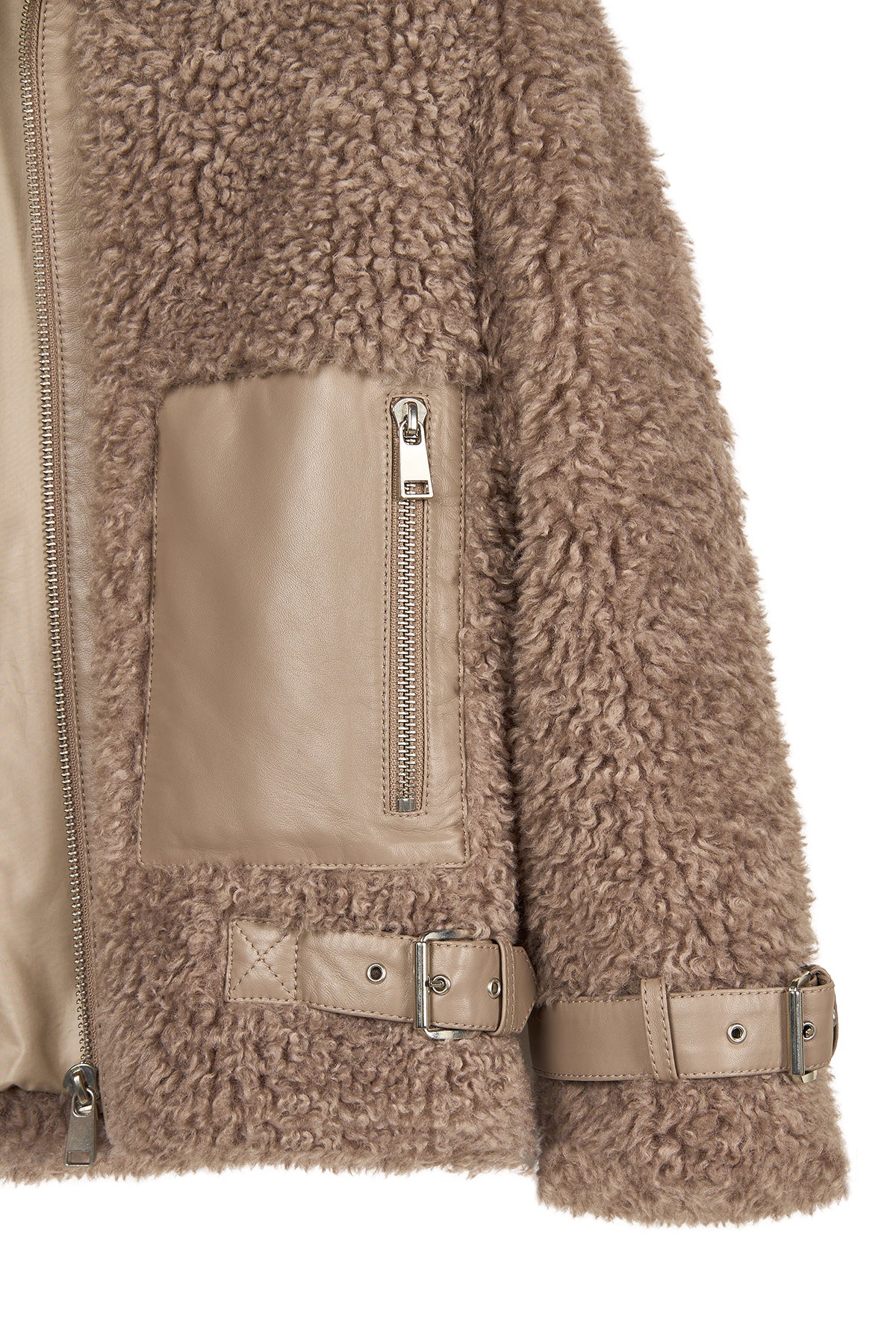 Kitzbuhel Kadın Vizon Teddy Mont - Image 10