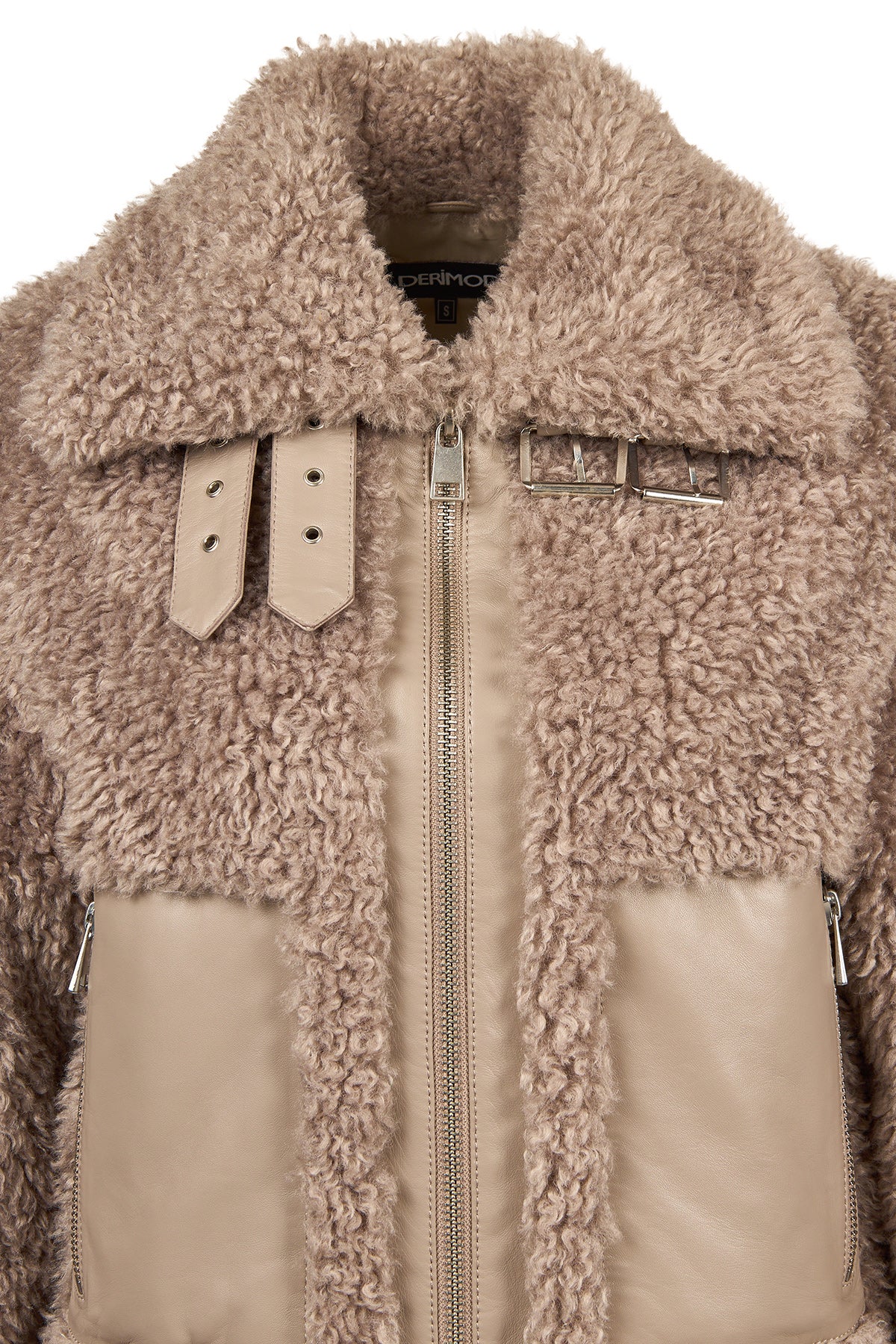 Kitzbuhel Kadın Vizon Teddy Mont - Image 7