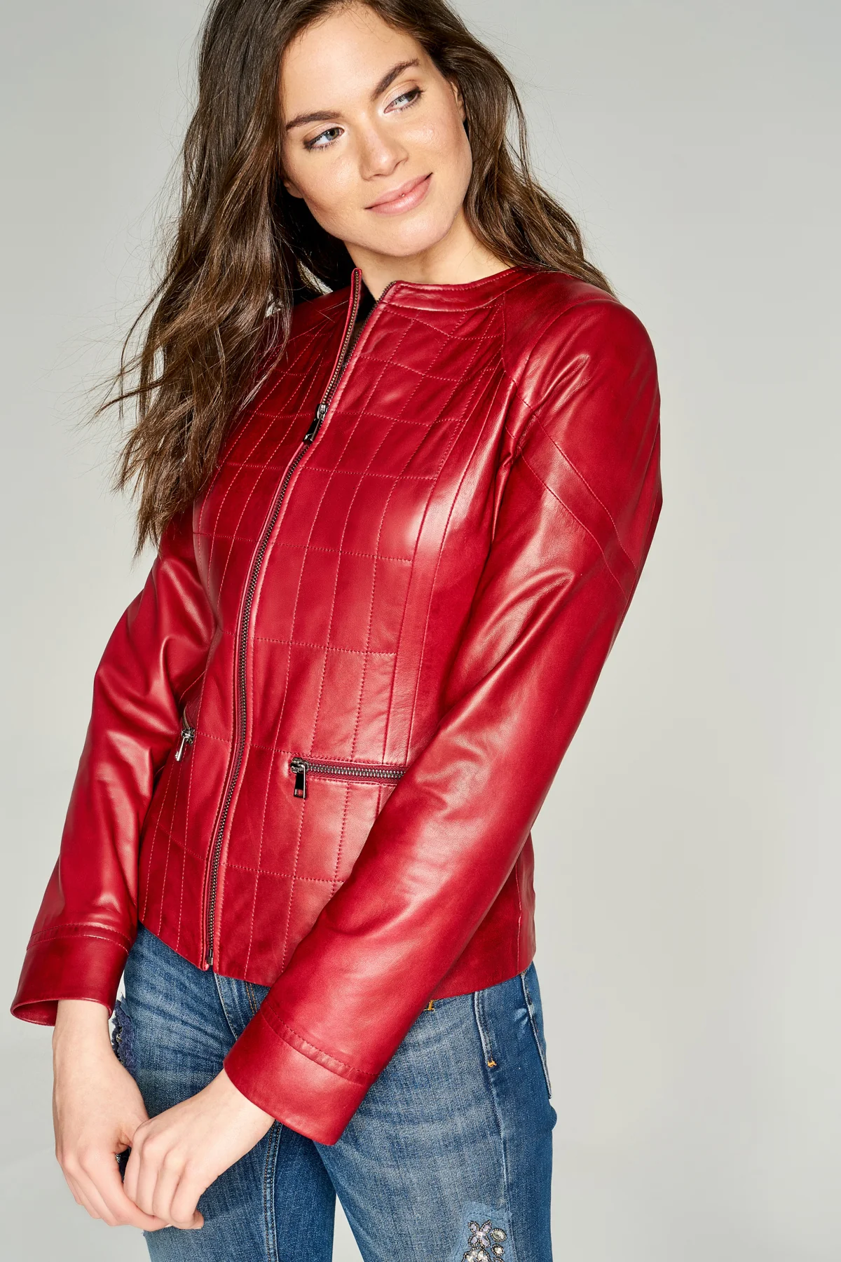 Sarah Kadın Deri Ceket - Image 2