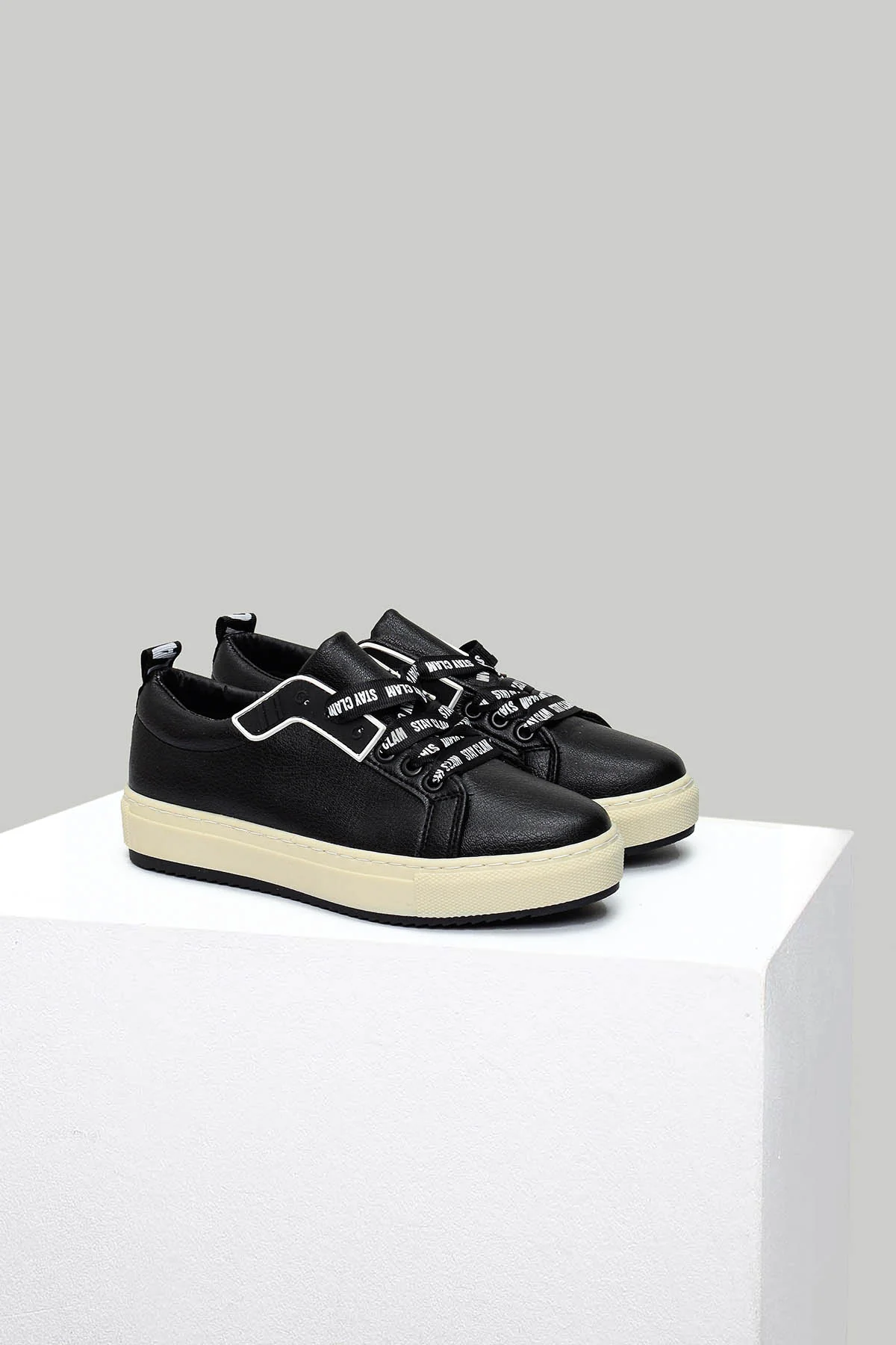 Siyah Kadın Sneaker - Image 4