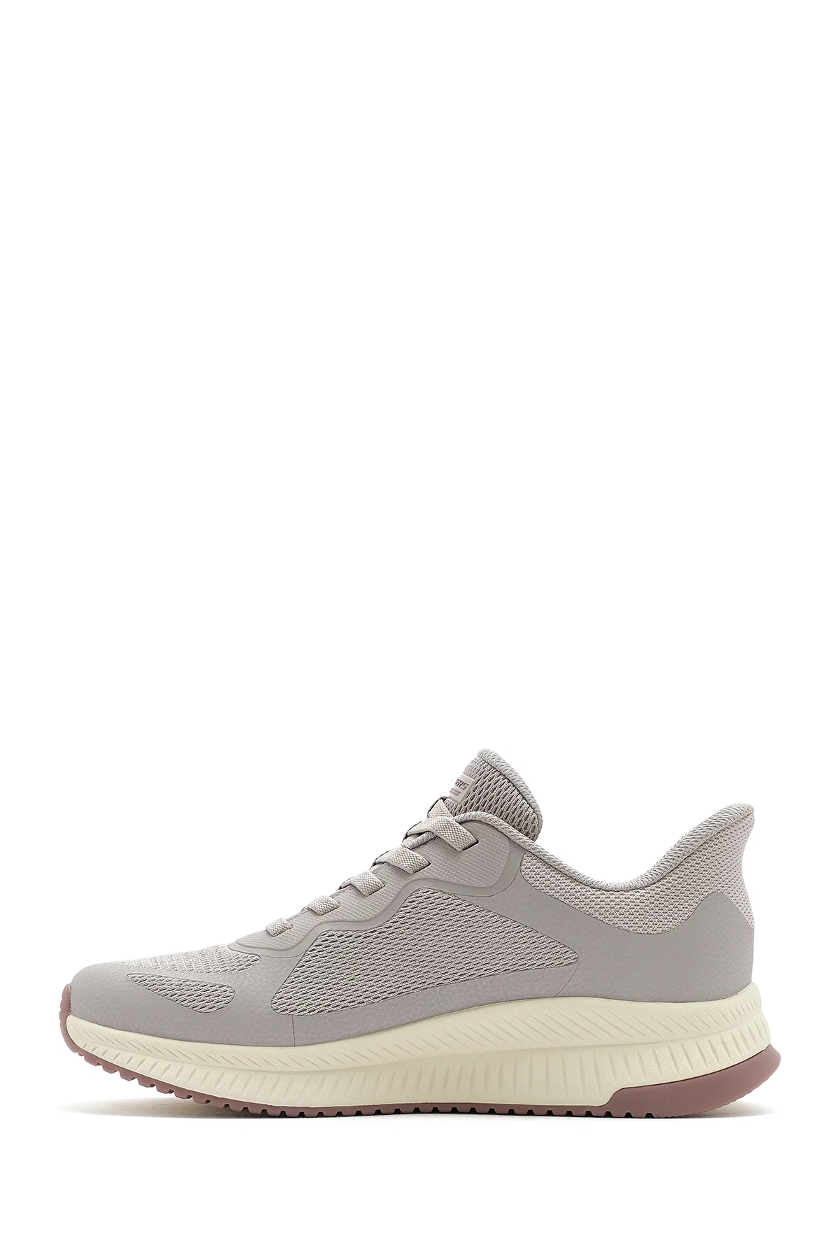 Skechers Erkek Bej Bobs Squad 4 Bağcıklı Kalın Tabanlı Kumaş Sneaker - Image 2