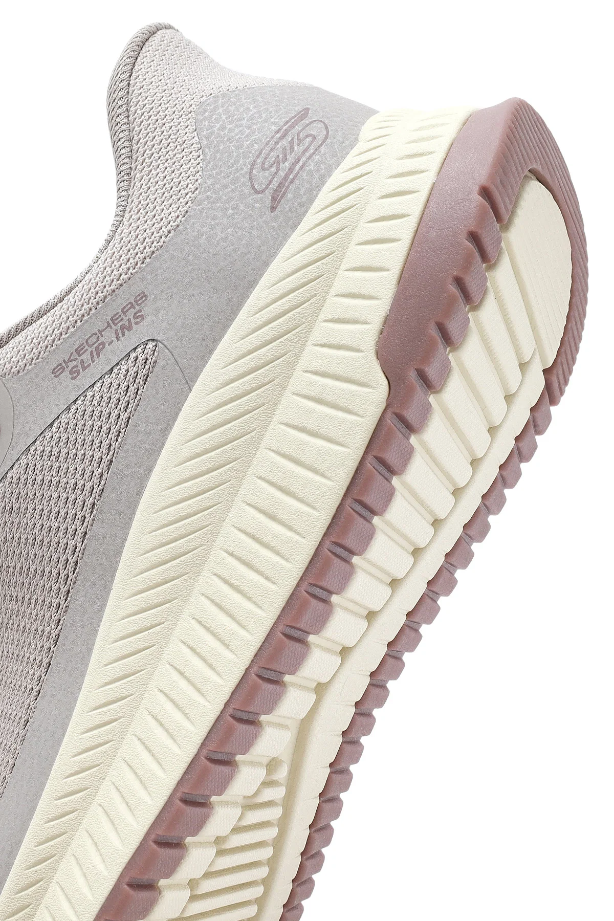 Skechers Erkek Bej Bobs Squad 4 Bağcıklı Kalın Tabanlı Kumaş Sneaker - Image 8