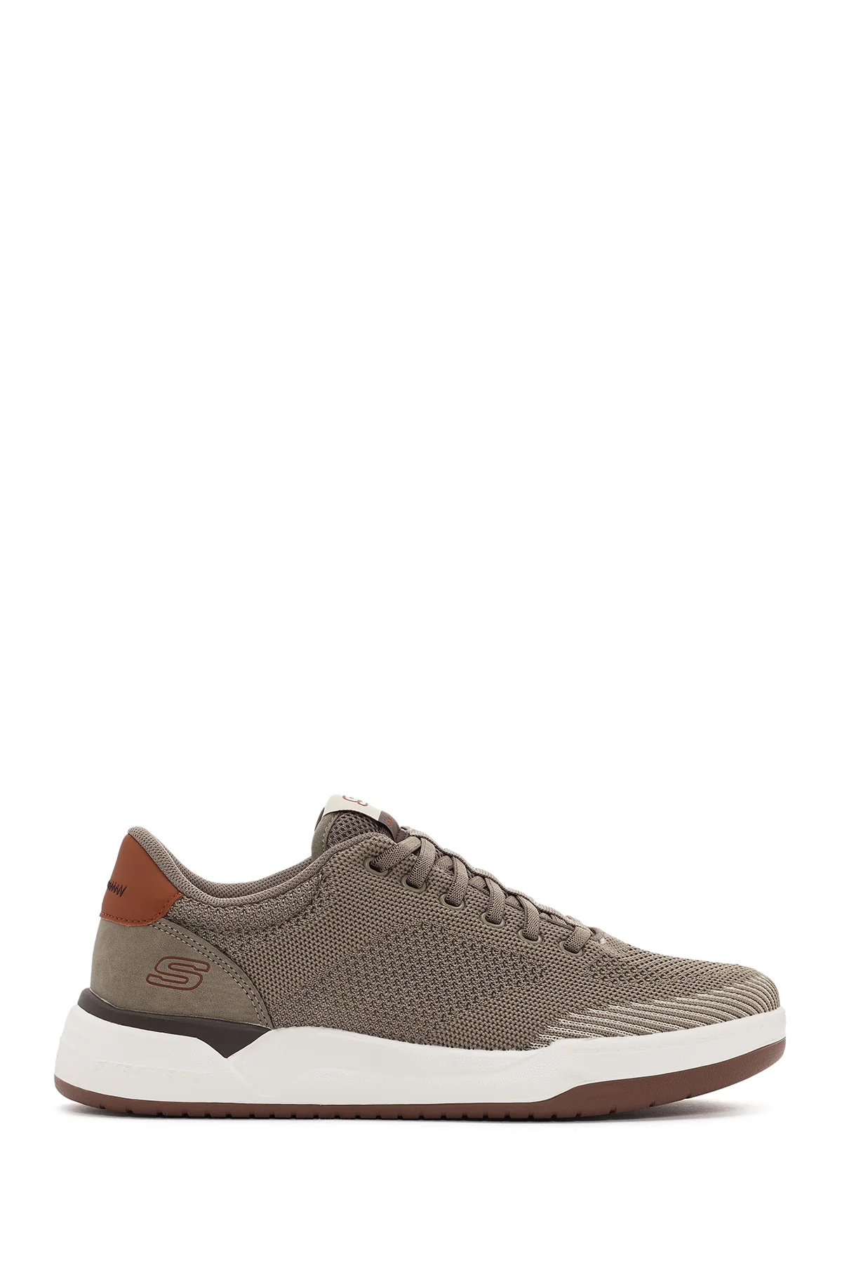Skechers Erkek Bej Corliss - Dorset Bağcıklı Kumaş Sneaker