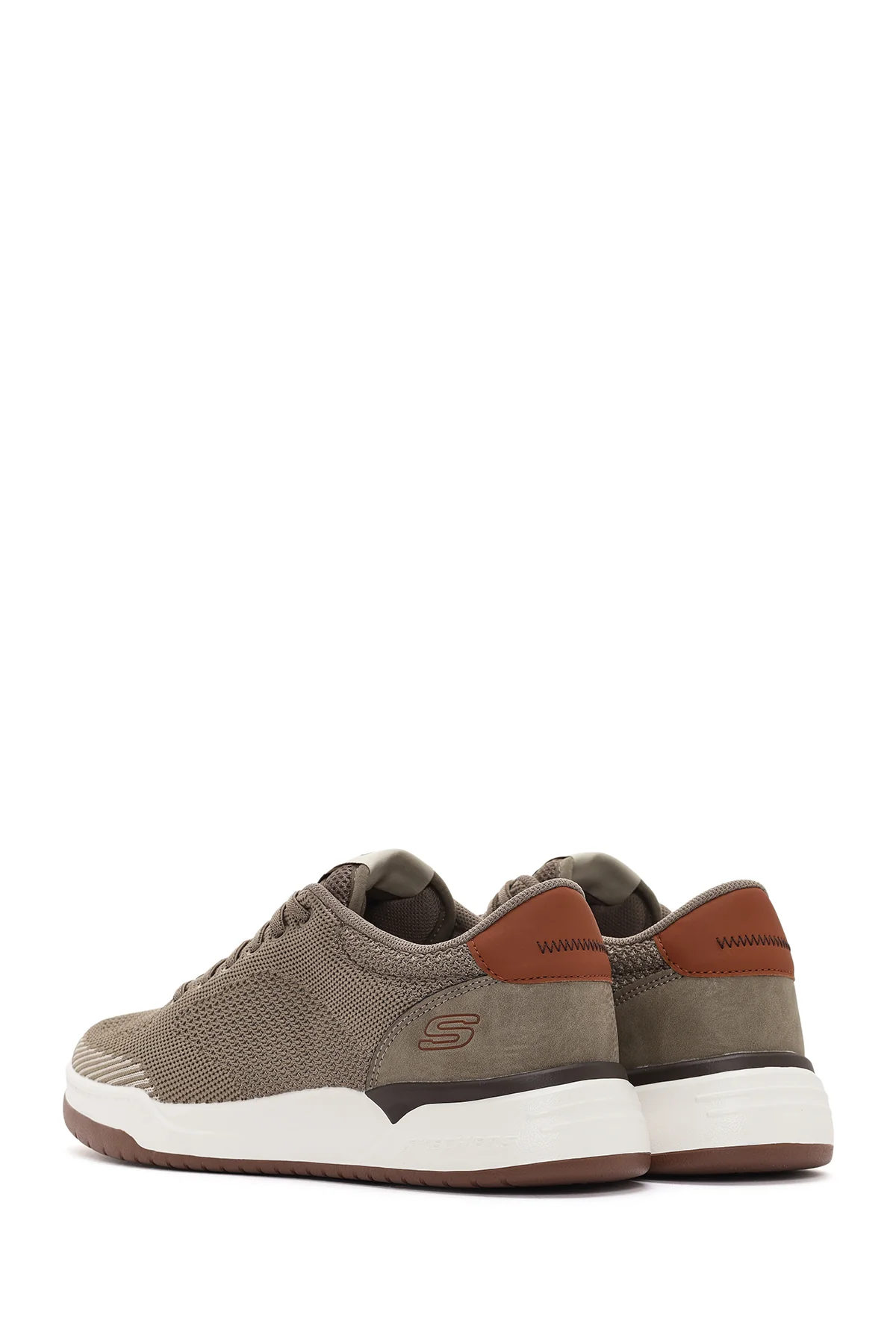 Skechers Erkek Bej Corliss - Dorset Bağcıklı Kumaş Sneaker - Image 5