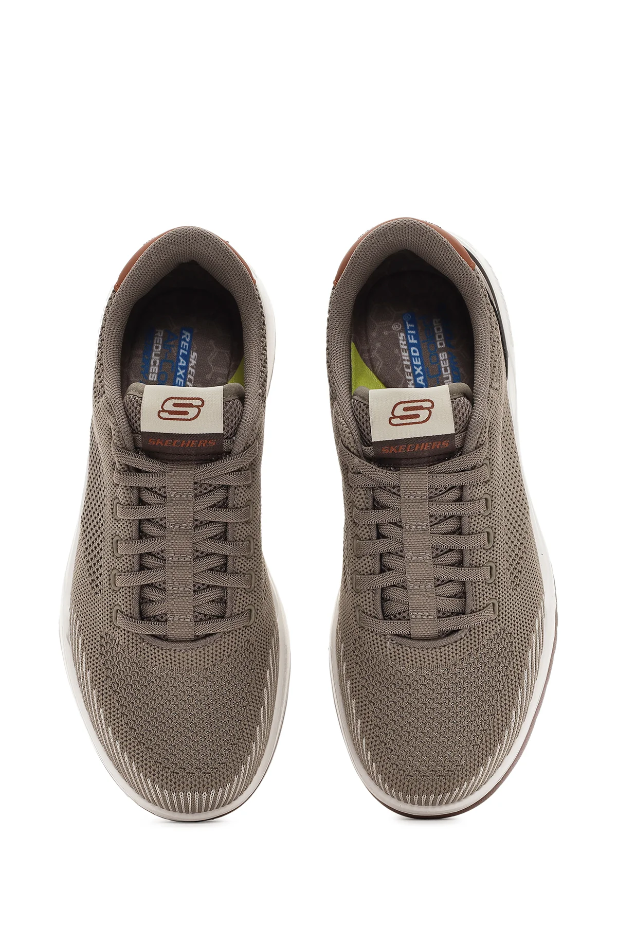 Skechers Erkek Bej Corliss - Dorset Bağcıklı Kumaş Sneaker - Image 7