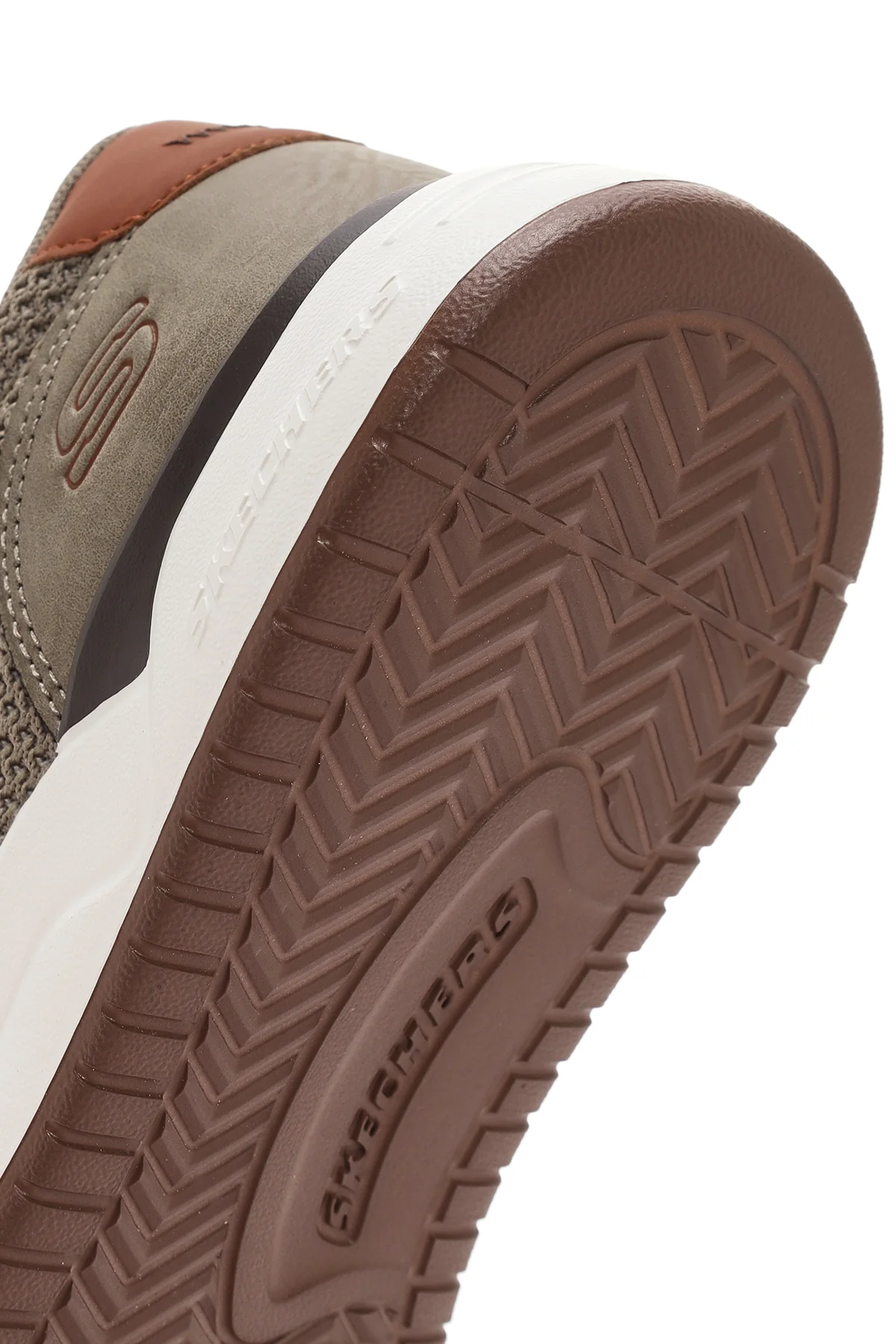 Skechers Erkek Bej Corliss - Dorset Bağcıklı Kumaş Sneaker - Image 9