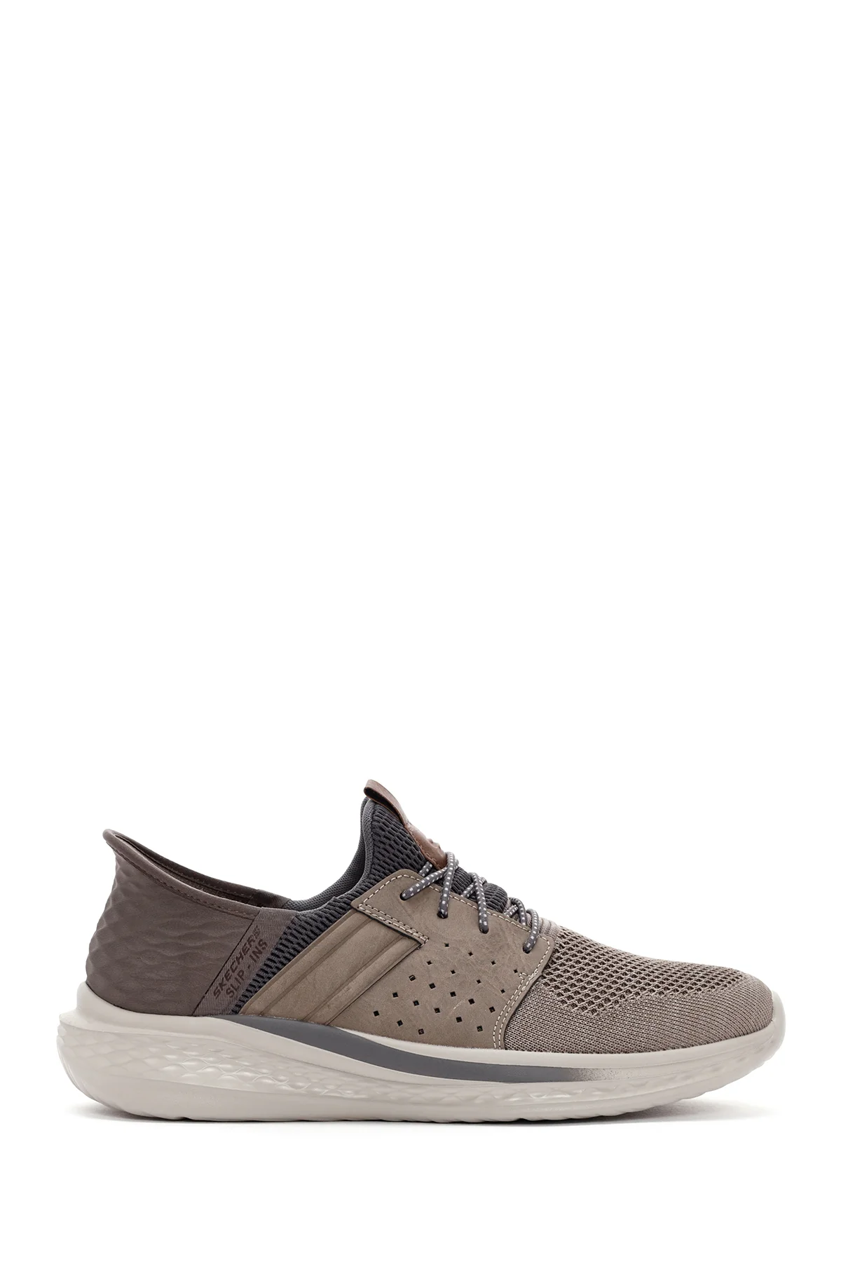 Skechers Erkek Bej Slade - Ocon Bağcıklı Spor Sneaker