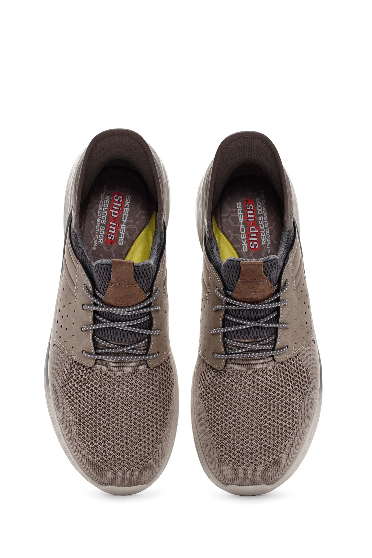 Skechers Erkek Bej Slade - Ocon Bağcıklı Spor Sneaker - Image 7