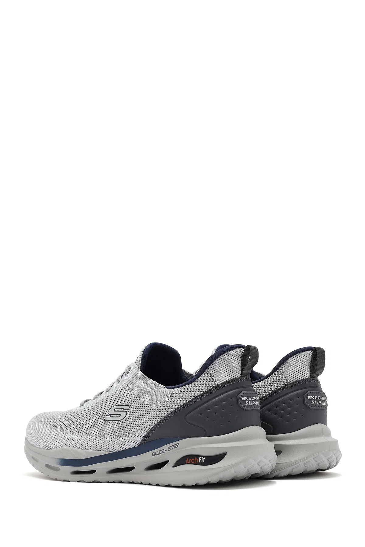 Skechers Erkek Gri Arch Fit Orvan - Kincade Bağcıklı Kalın Tabanlı Sneaker - Image 5