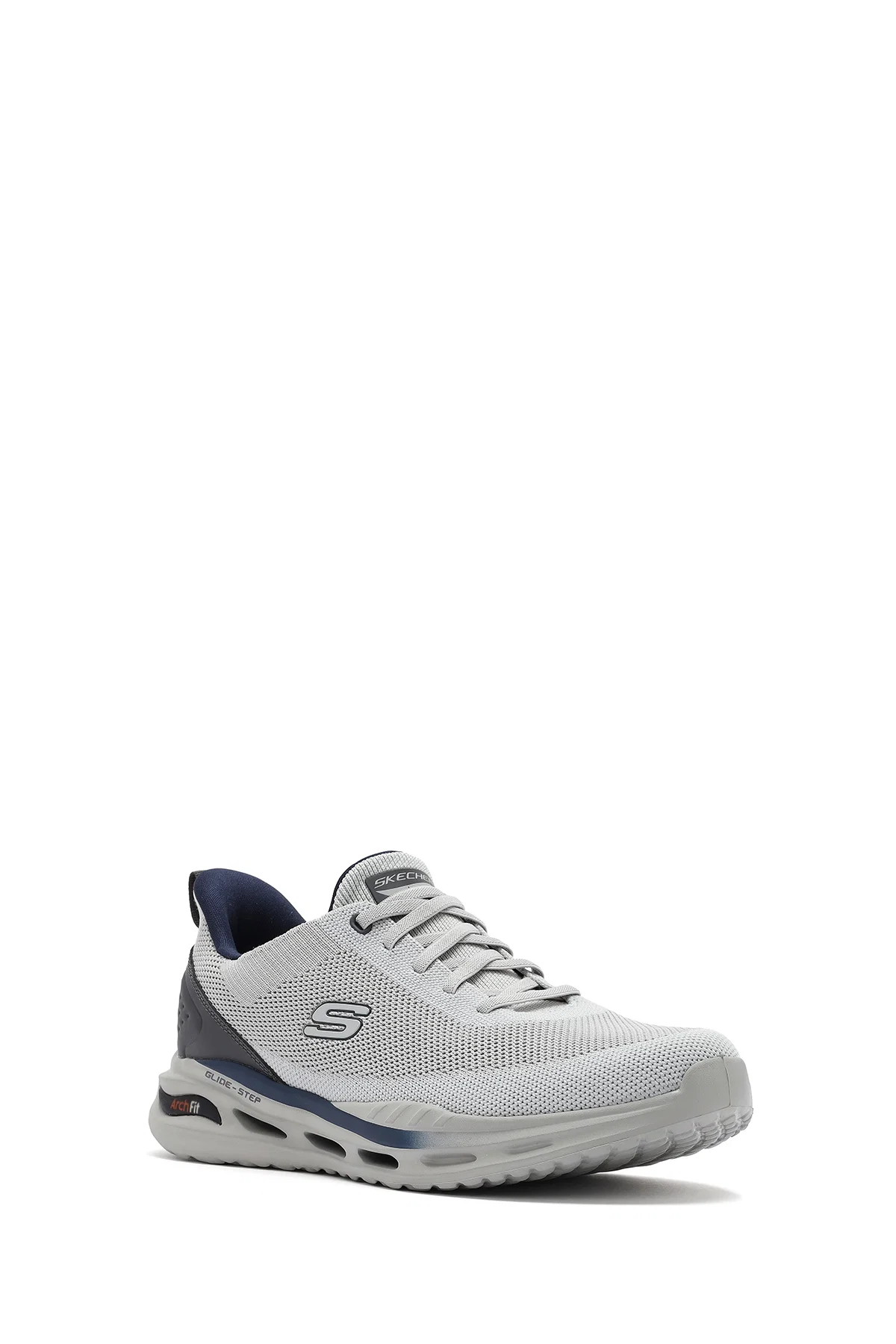 Skechers Erkek Gri Arch Fit Orvan - Kincade Bağcıklı Kalın Tabanlı Sneaker - Image 6