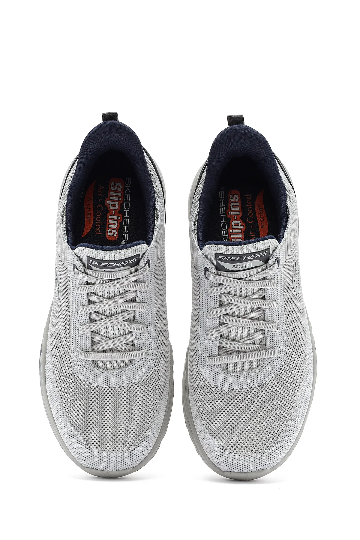 Skechers Erkek Gri Arch Fit Orvan - Kincade Bağcıklı Kalın Tabanlı Sneaker - Image 7