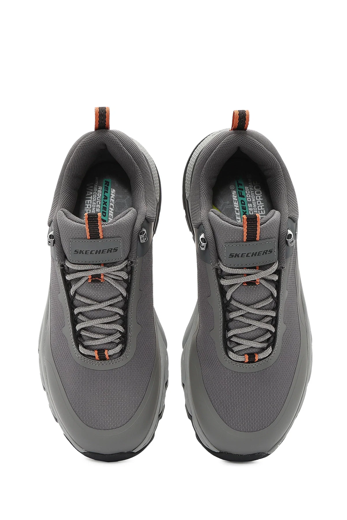 Skechers Erkek Gri Bağcıklı Kumaş Sneaker - Image 7