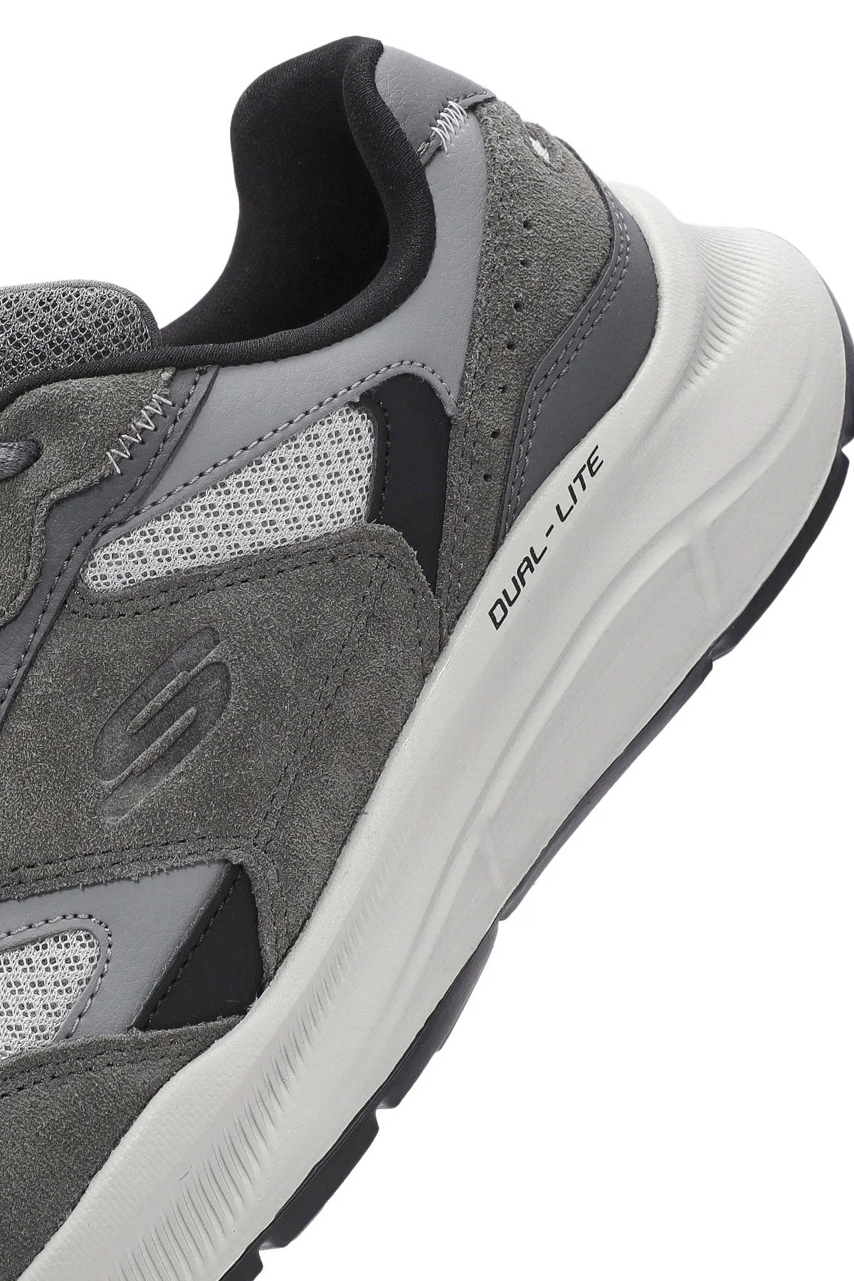 Skechers Erkek Gri Equalizer Bağcıklı Kalın Tabanlı Sneaker - Image 8