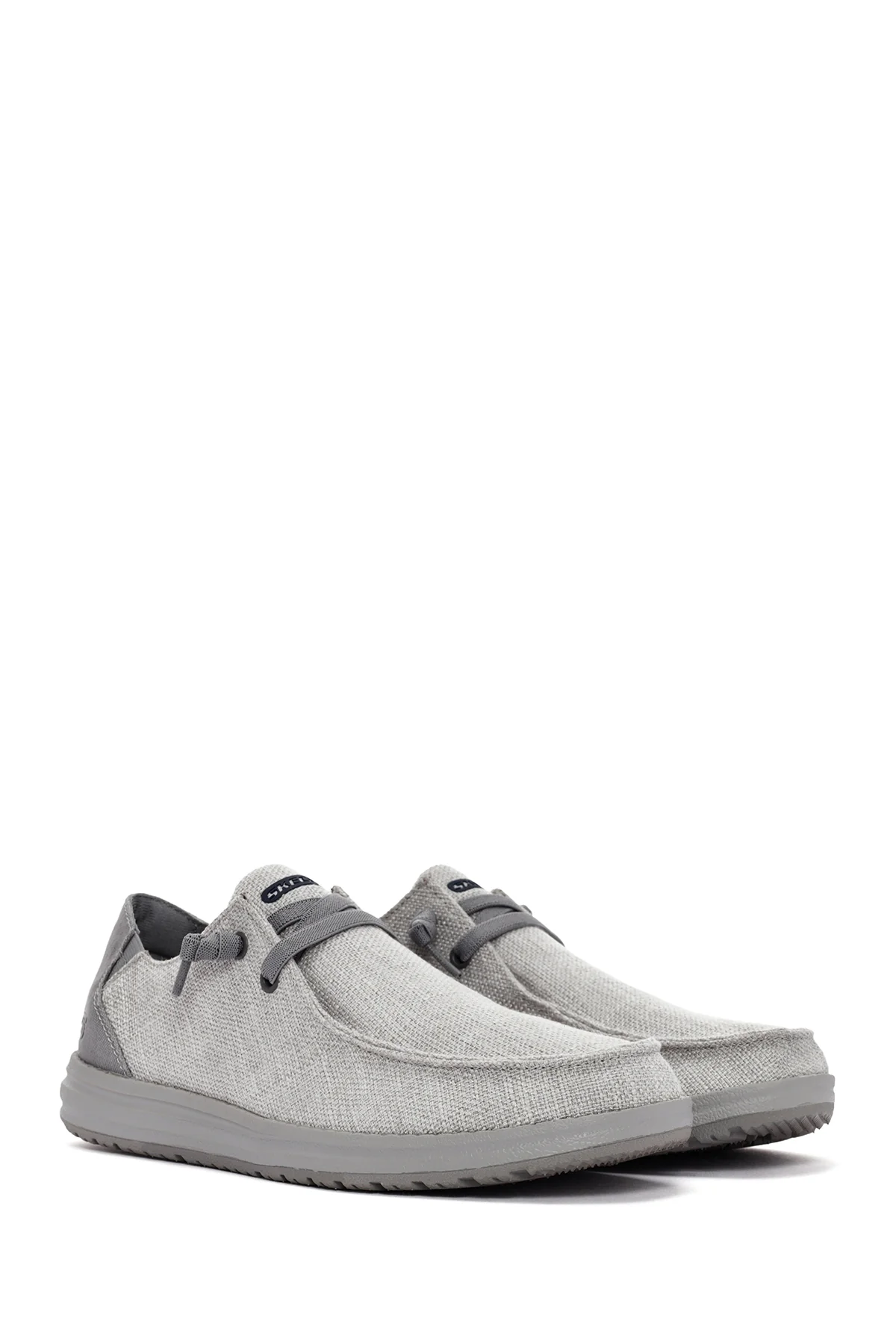 Skechers Erkek Gri Melson-Nela Spor Sneaker - Image 3