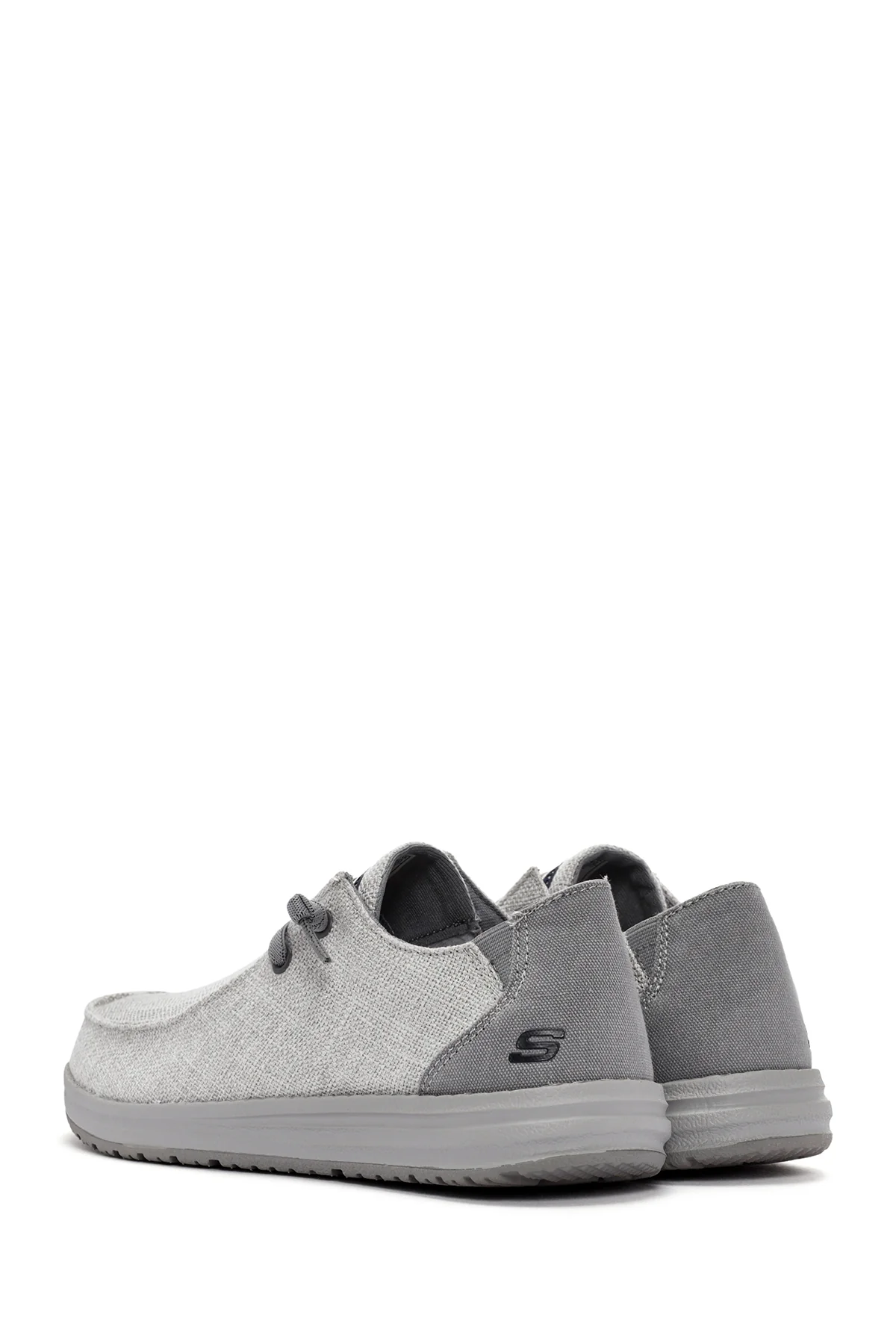 Skechers Erkek Gri Melson-Nela Spor Sneaker - Image 5