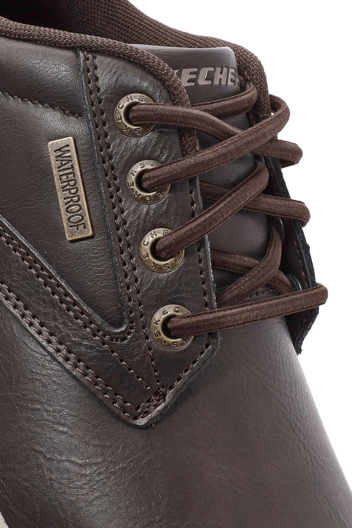 Skechers Erkek Kahverengi Delson Bağcıklı Deri Casual Ayakkabı - Image 10