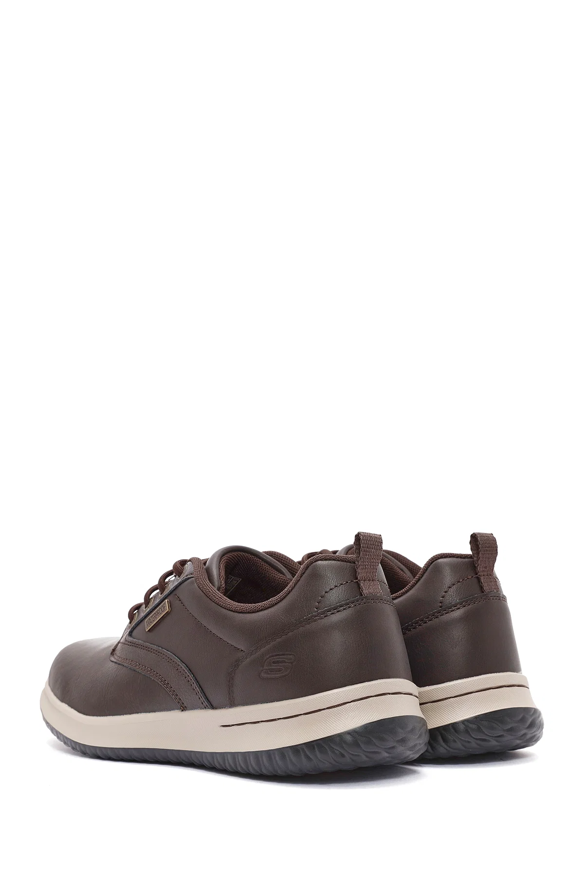 Skechers Erkek Kahverengi Delson Bağcıklı Deri Casual Ayakkabı - Image 5