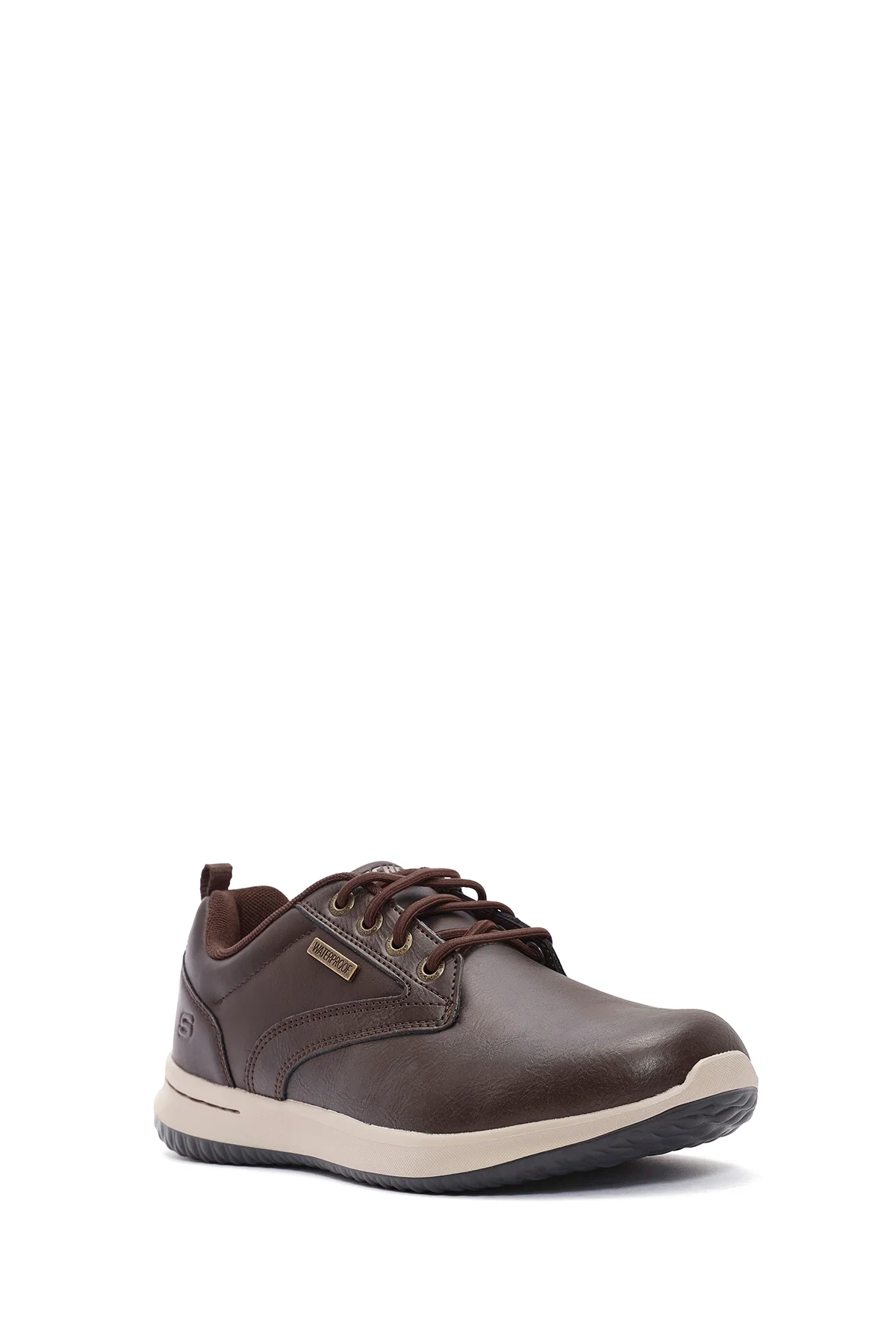 Skechers Erkek Kahverengi Delson Bağcıklı Deri Casual Ayakkabı - Image 7