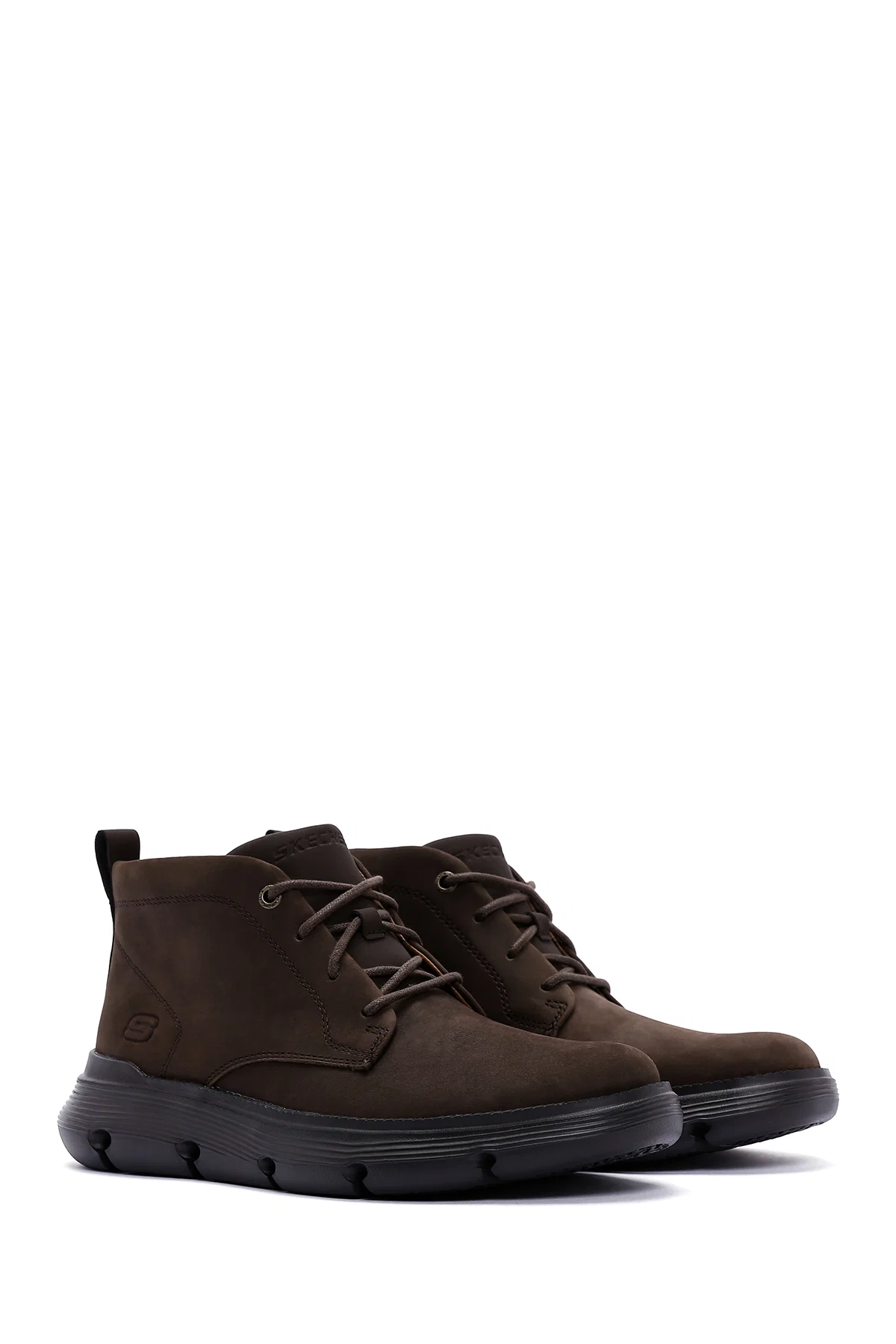 Skechers Erkek Kahverengi Garza Fontaine Nubuk Deri Bot - Image 3