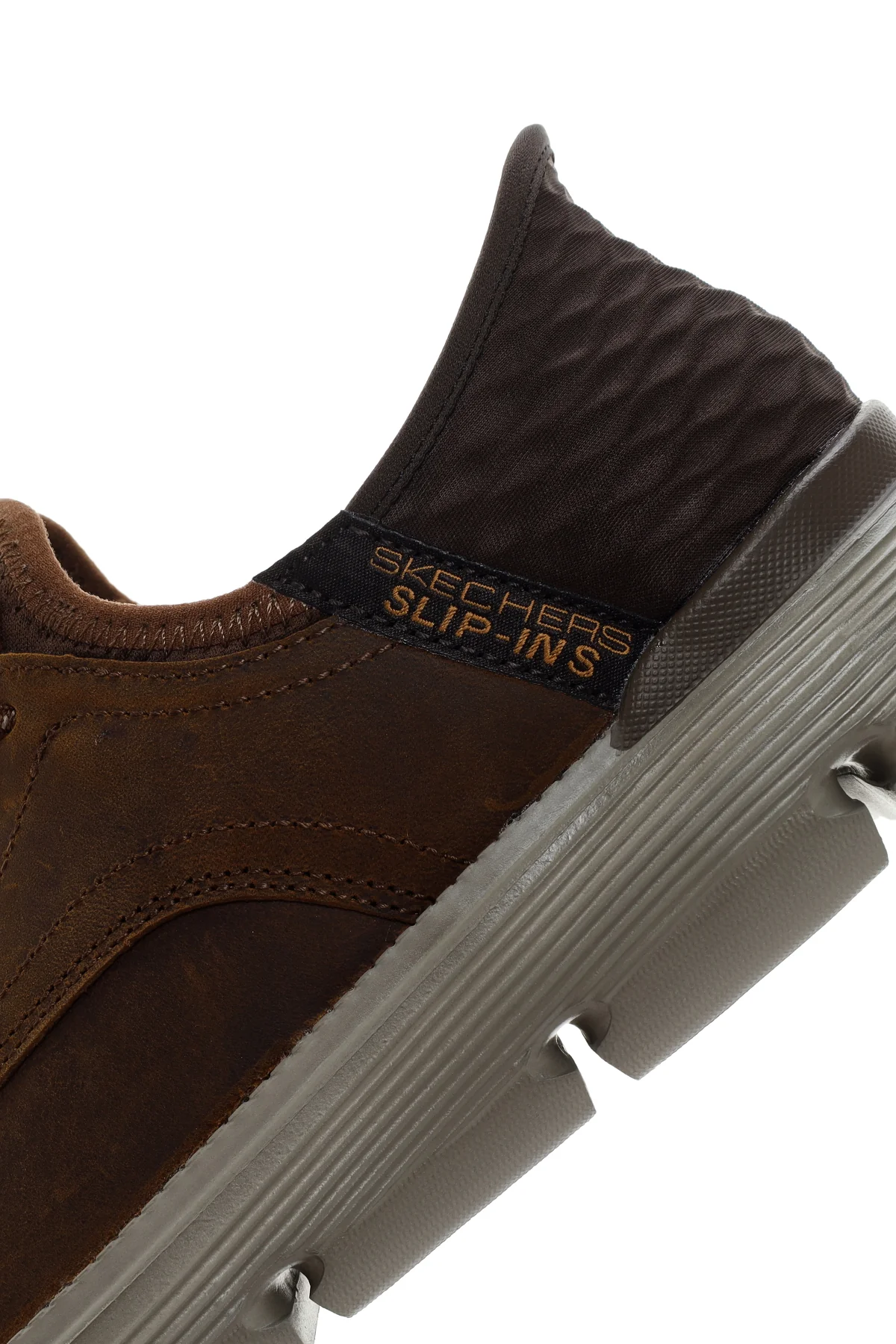 Skechers Erkek Kahverengi Garza Gervin Deri Sneaker - Image 7