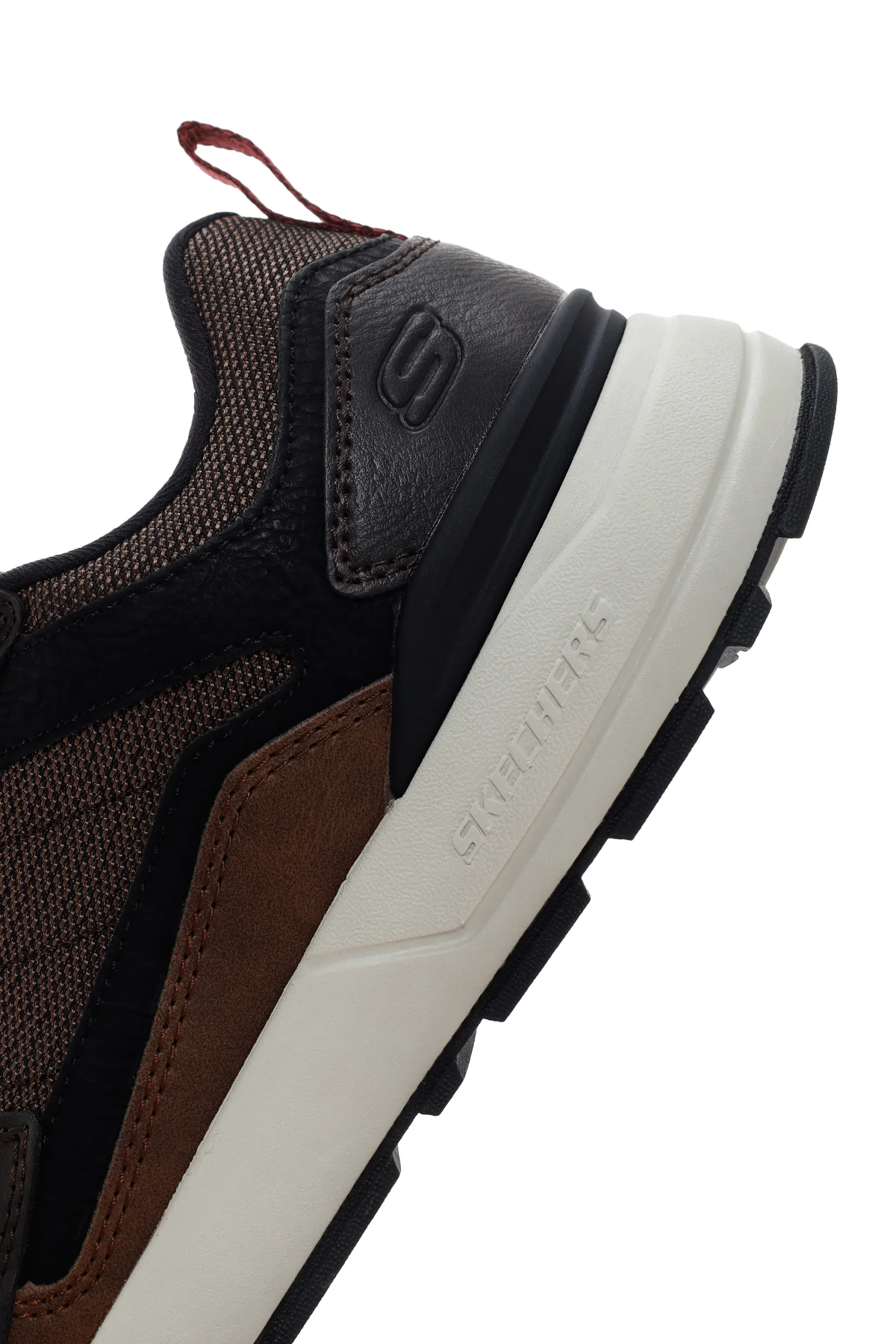 Skechers Erkek Kahverengi Rozier Willron Deri Sneaker - Image 7