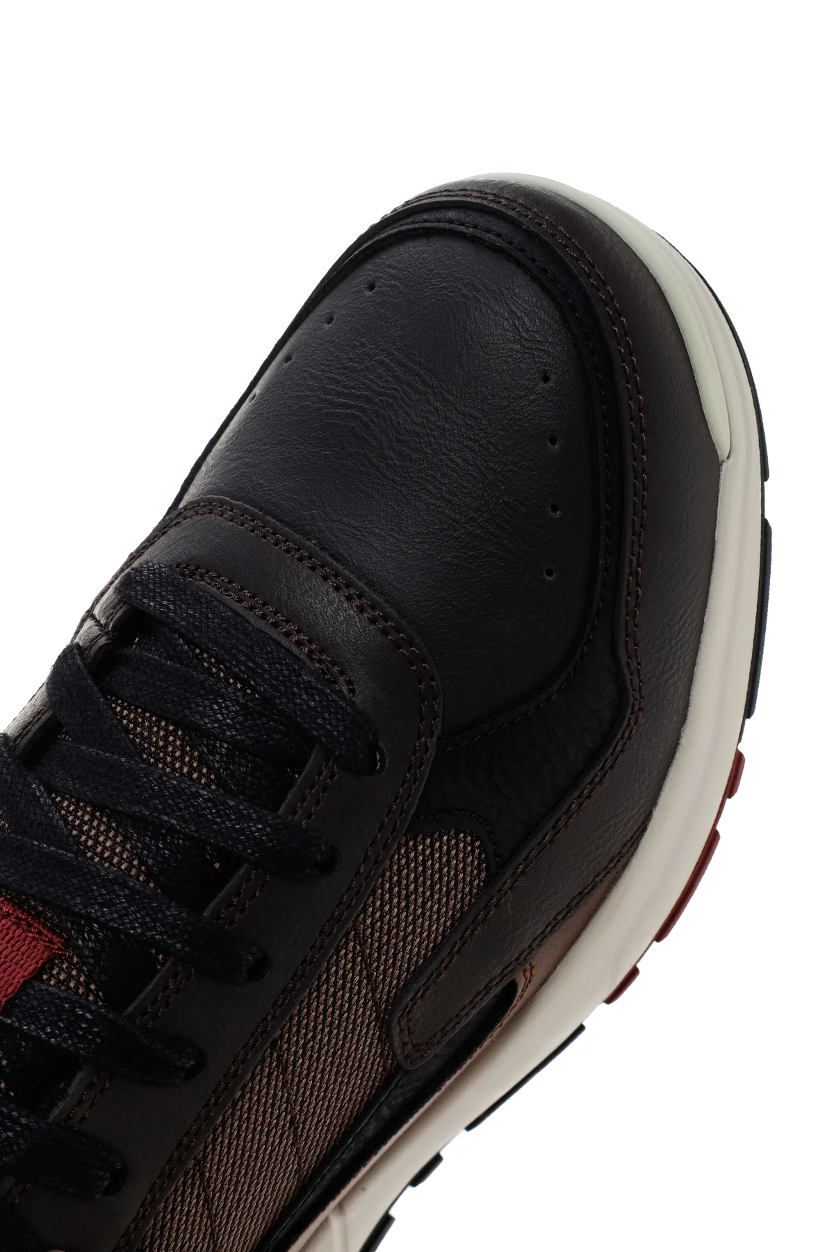 Skechers Erkek Kahverengi Rozier Willron Deri Sneaker - Image 9