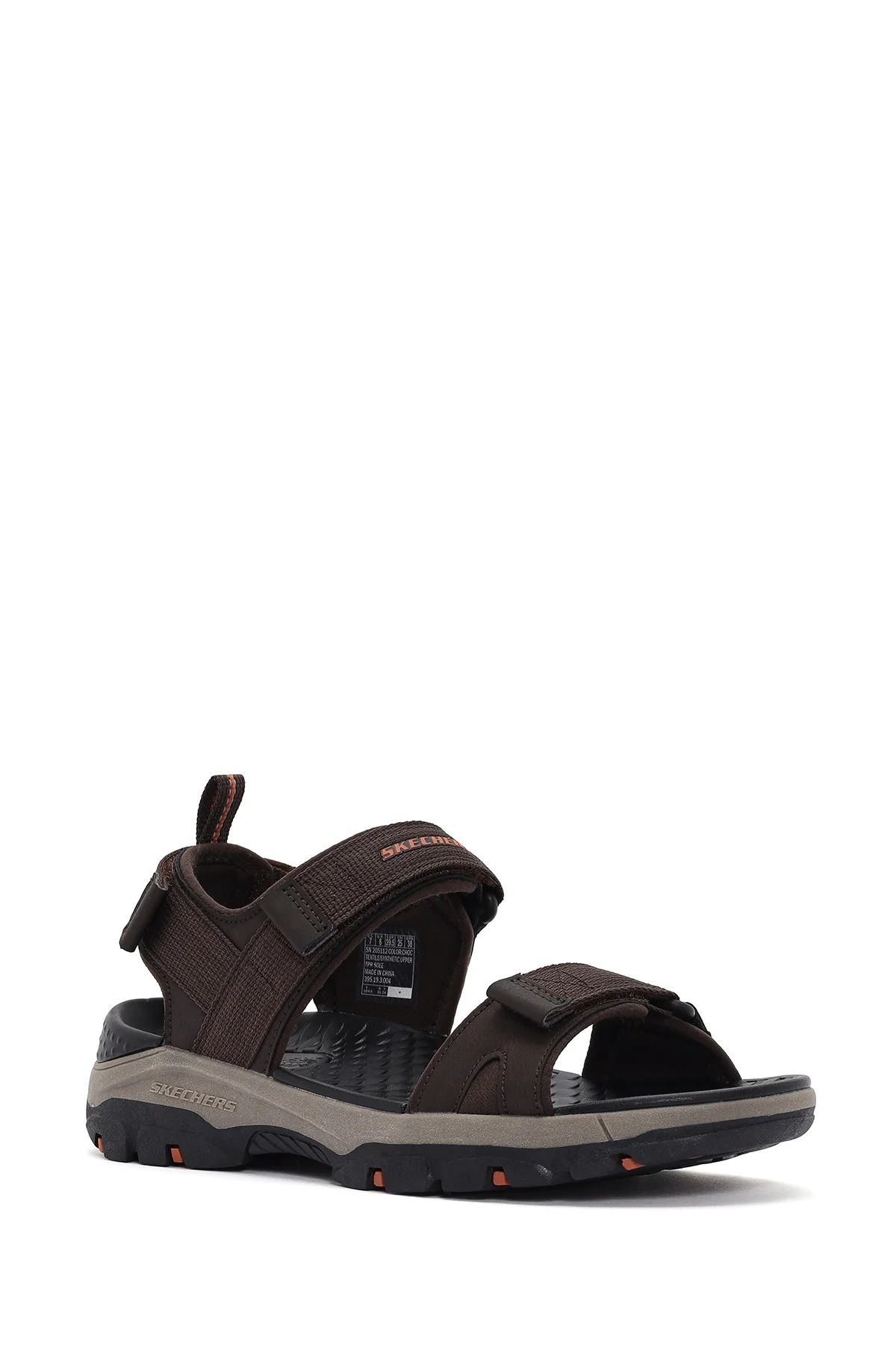 Skechers Erkek Kahverengi Tresmen - Ryer Kumaş Sandalet - Image 6