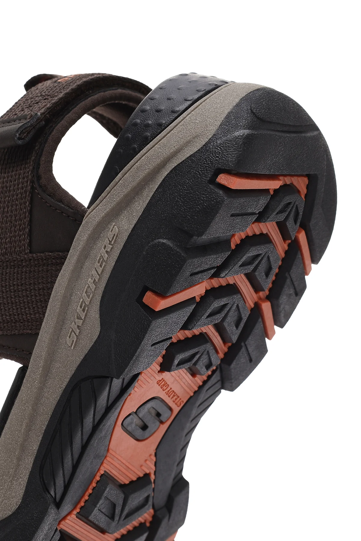 Skechers Erkek Kahverengi Tresmen - Ryer Kumaş Sandalet - Image 9