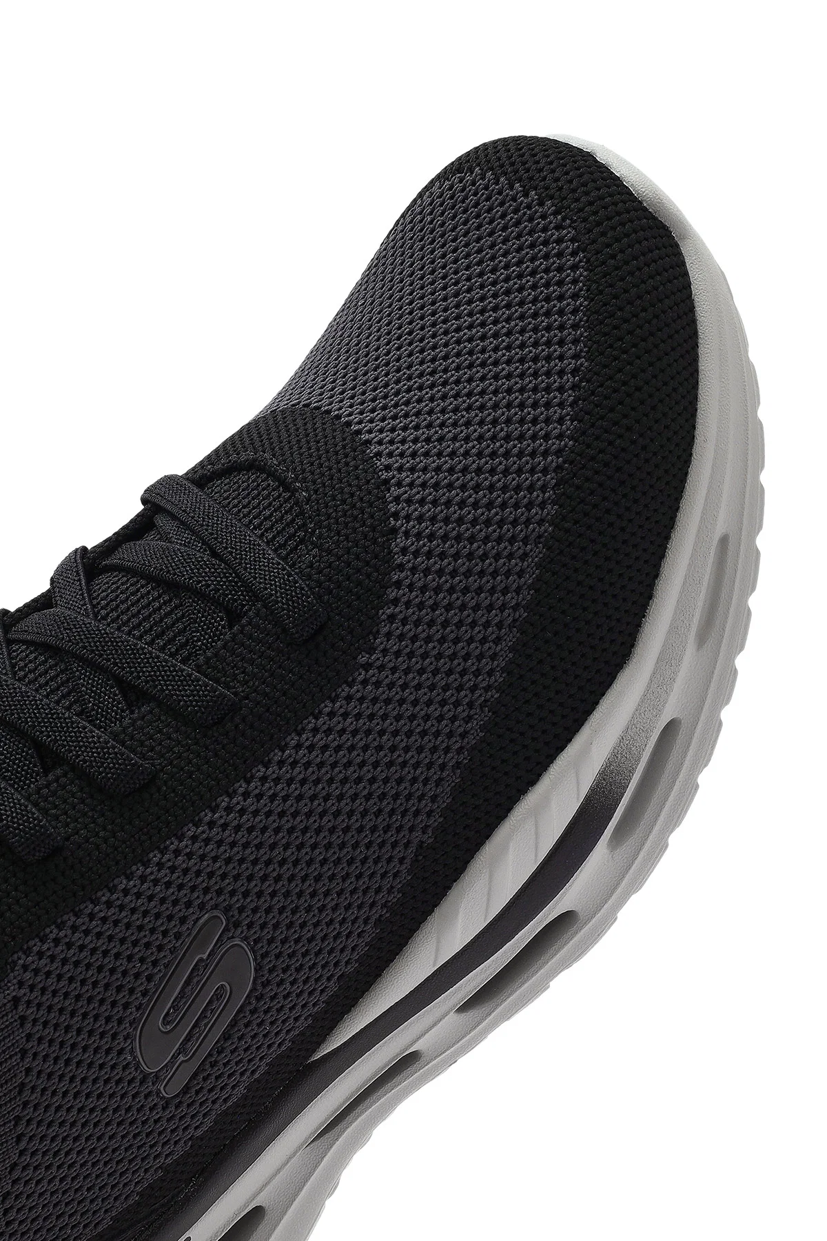 Skechers Erkek Siyah Arch Fit Orvan - Kincade Bağcıklı Kalın Tabanlı Sneaker - Image 10