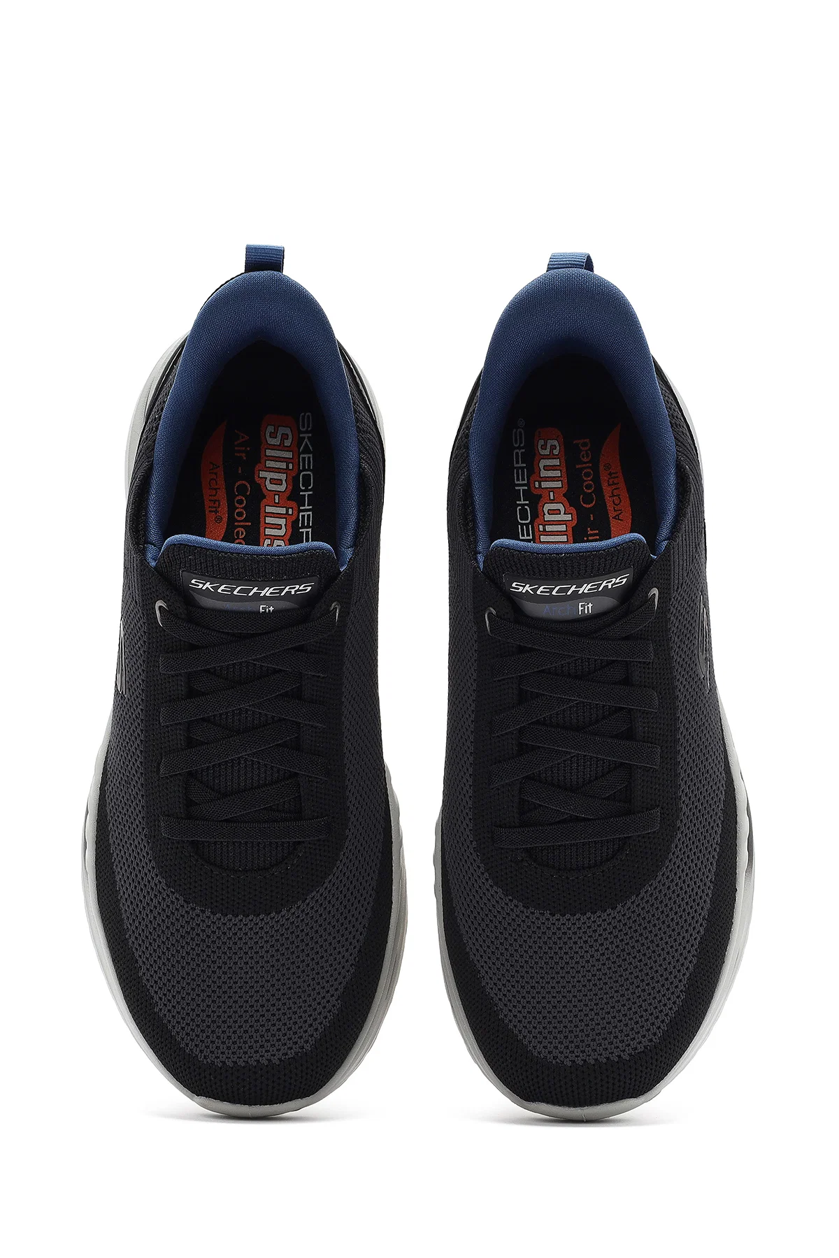 Skechers Erkek Siyah Arch Fit Orvan - Kincade Bağcıklı Kalın Tabanlı Sneaker - Image 7