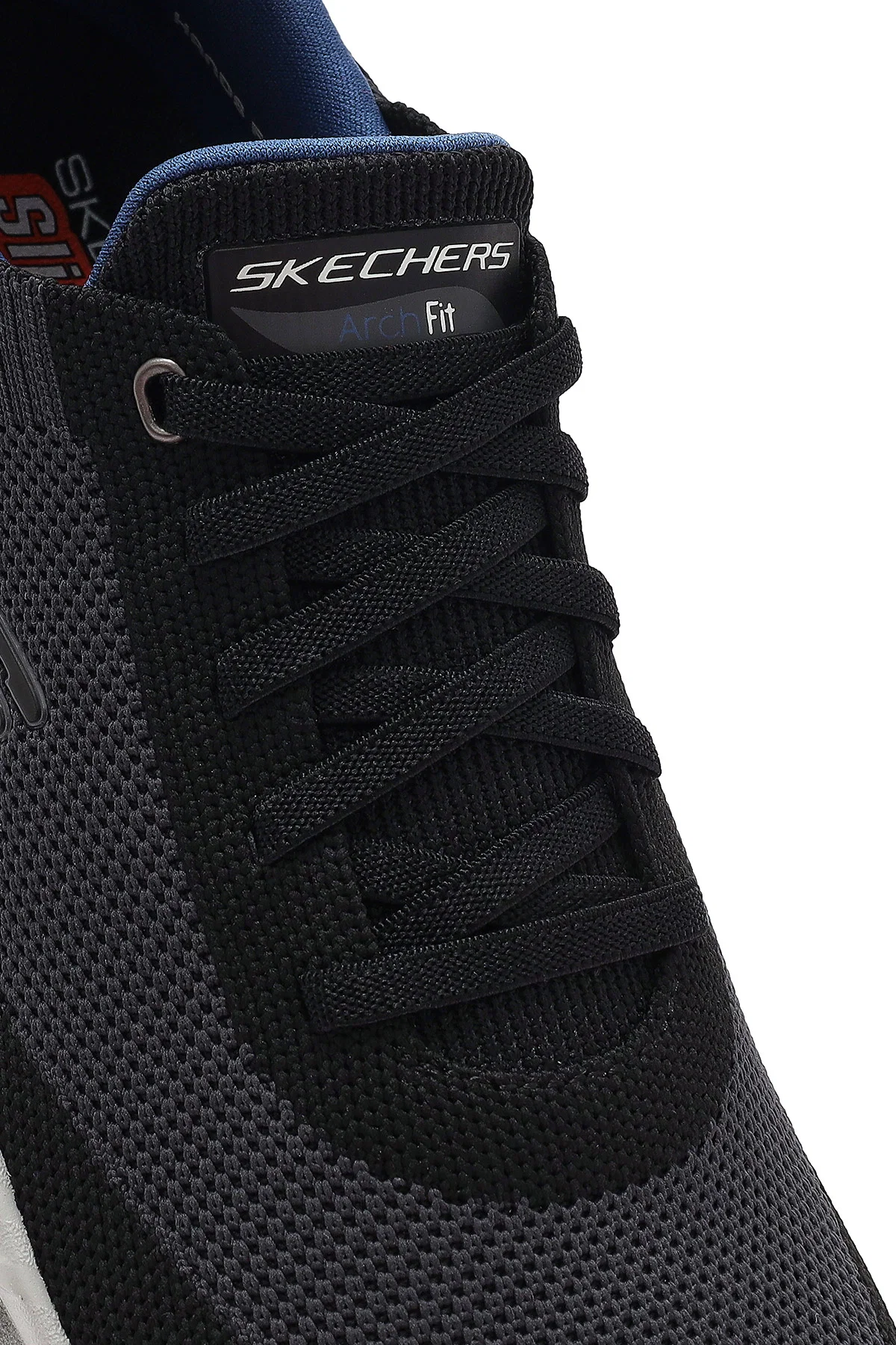 Skechers Erkek Siyah Arch Fit Orvan - Kincade Bağcıklı Kalın Tabanlı Sneaker - Image 9