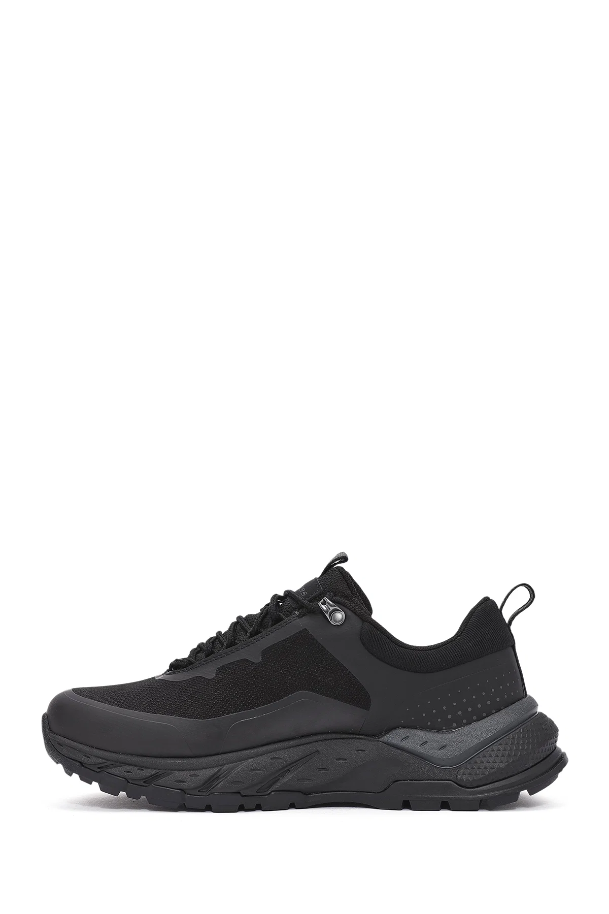 Skechers Erkek Siyah Bağcıklı Kalın Tabanlı Sneaker - Image 2